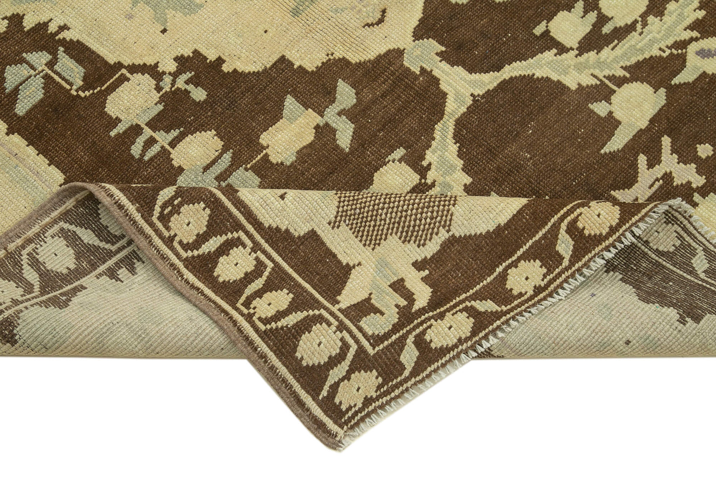 5x7 Beige Vintage Anatolian Rug - 32125