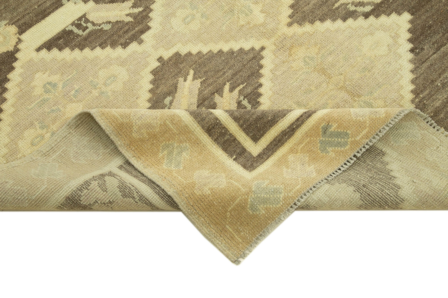 5x7 Beige Vintage Anatolian Rug - 32126