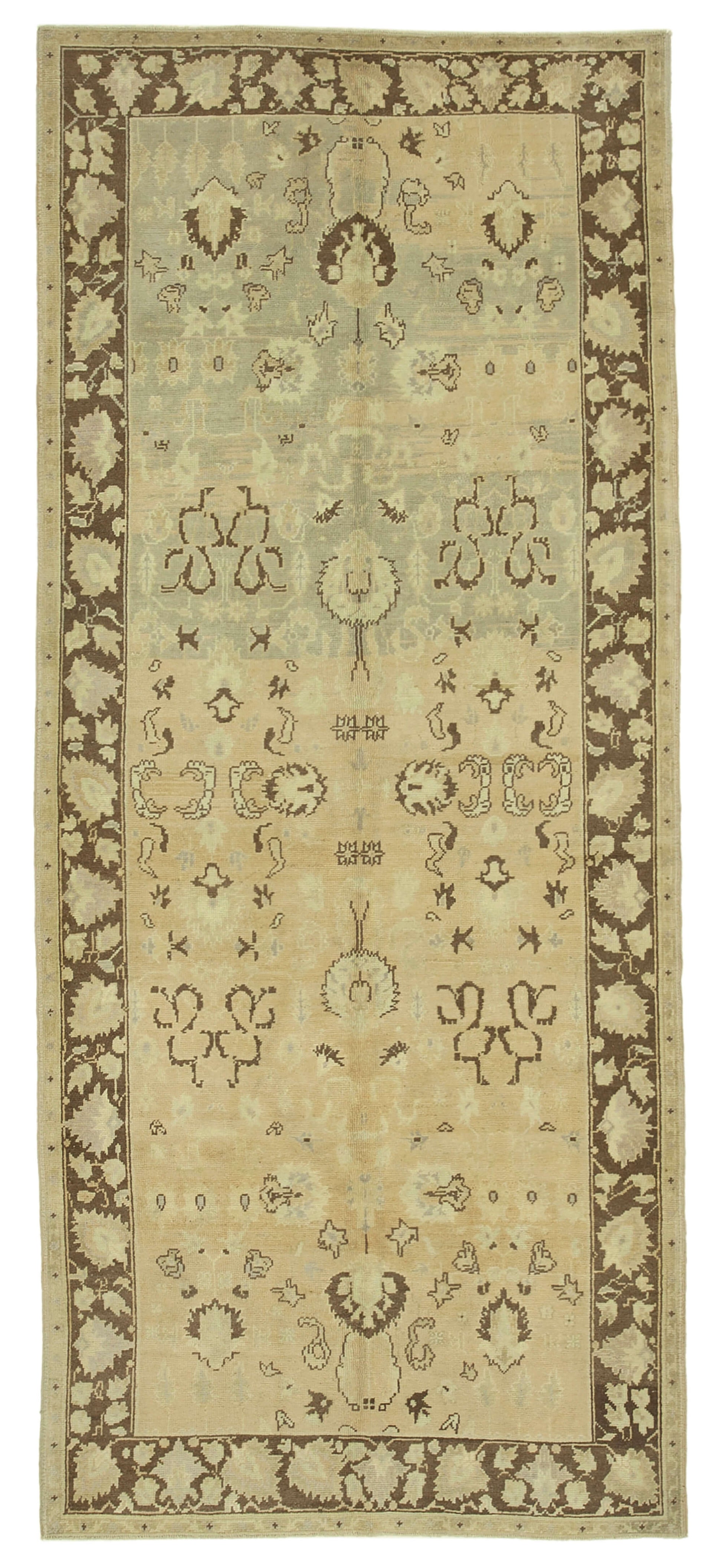 5x11 Beige Vintage Anatolian Rug - 32130