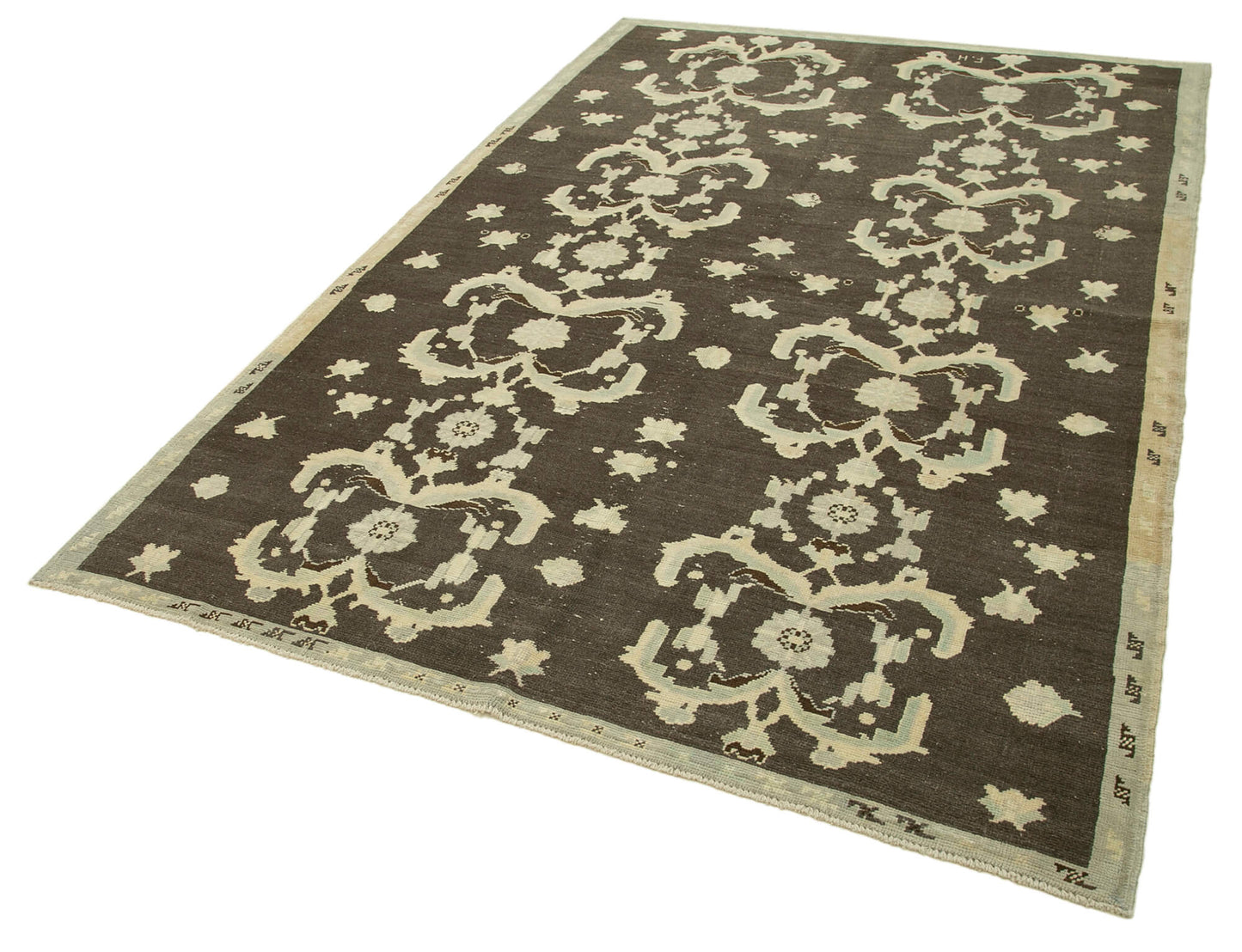 5x9 Brown Vintage Anatolian Rug - 32133