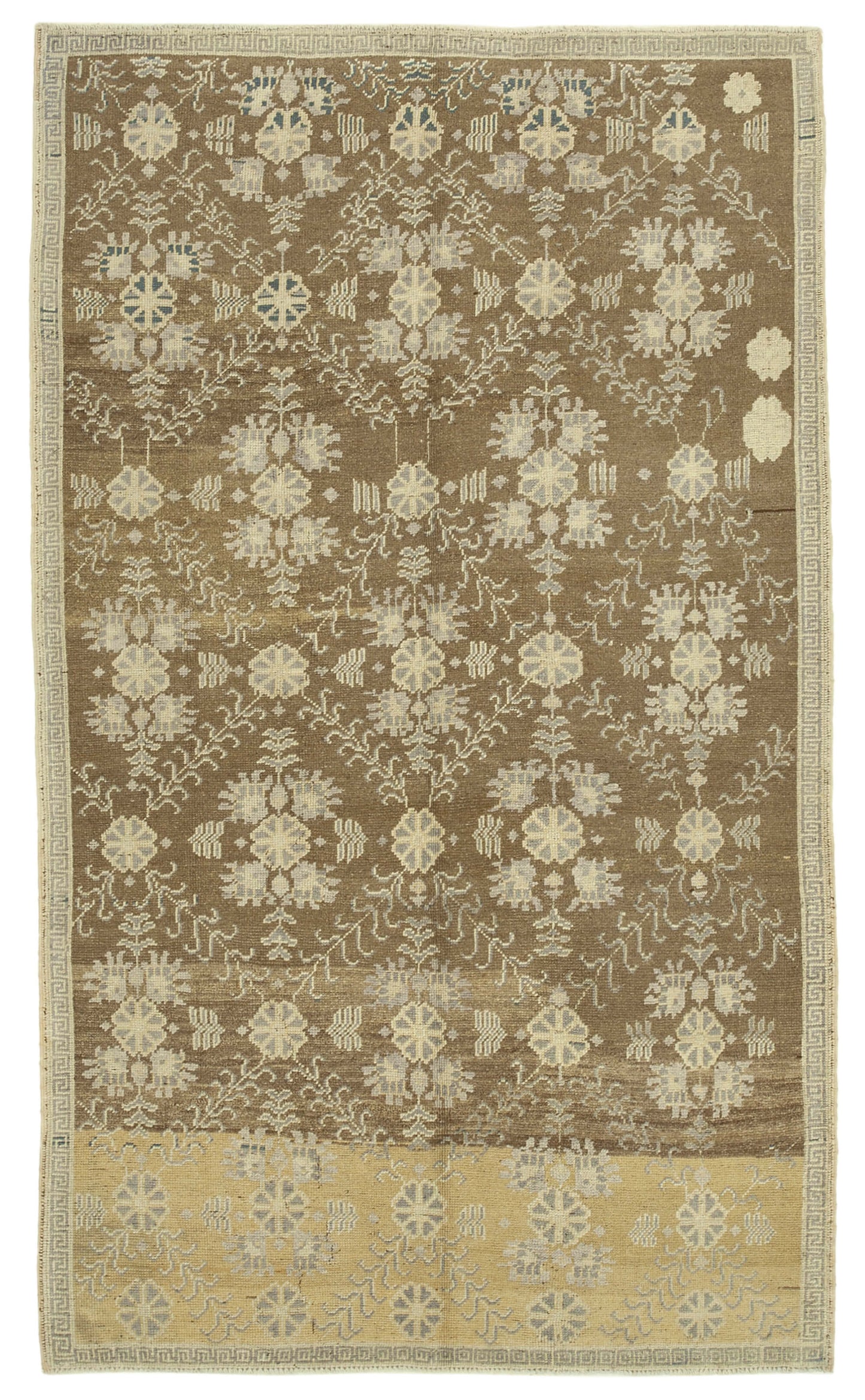 5x8 Beige Vintage Anatolian Rug - 32135