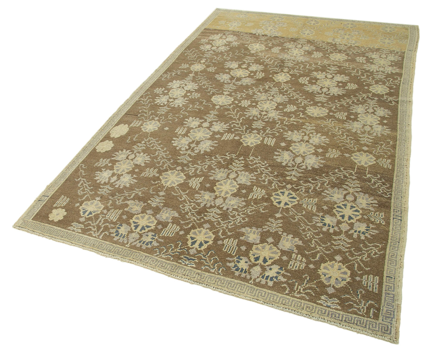 5x8 Beige Vintage Anatolian Rug - 32135