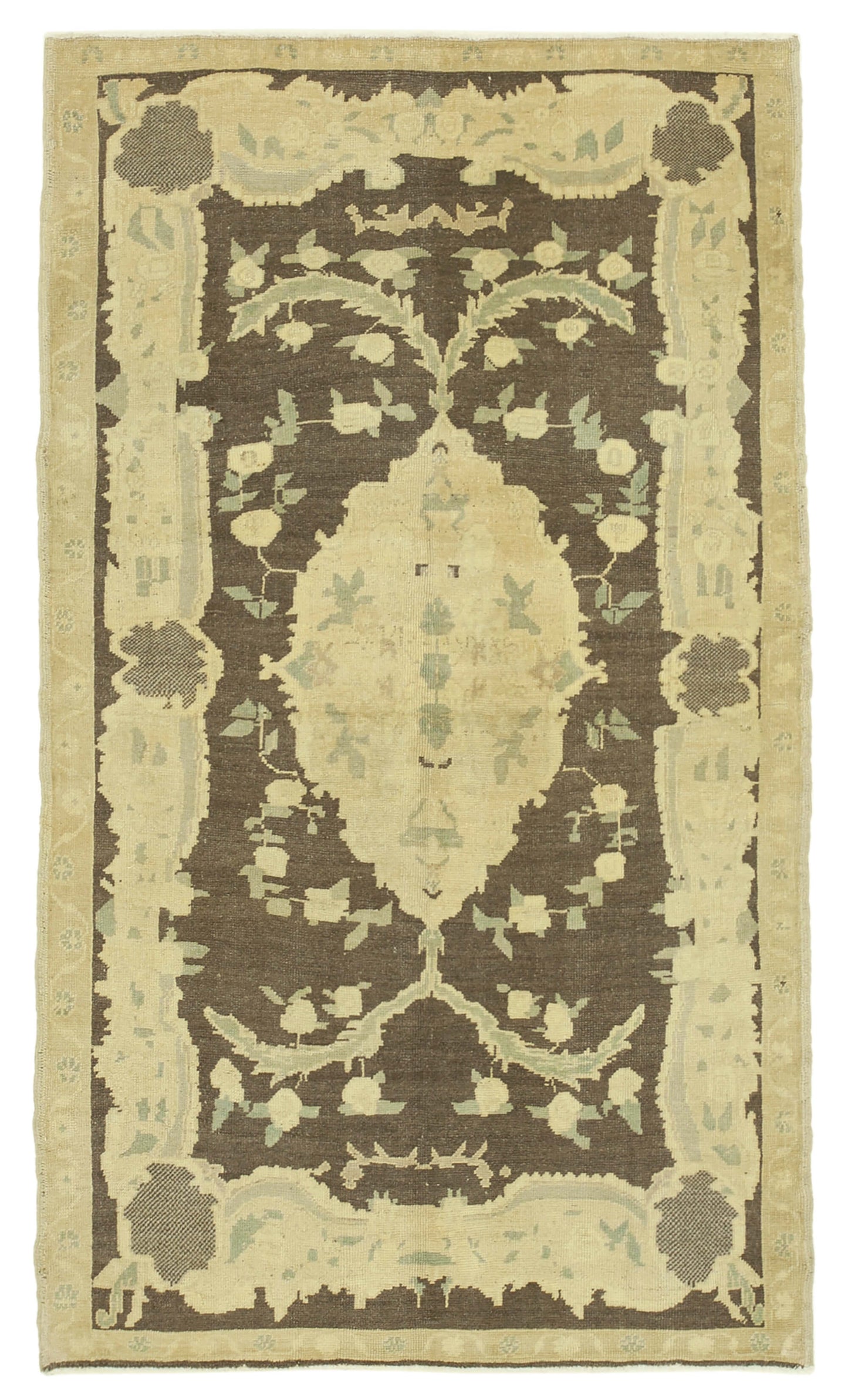 4x8 Beige Vintage Anatolian Rug - 32140