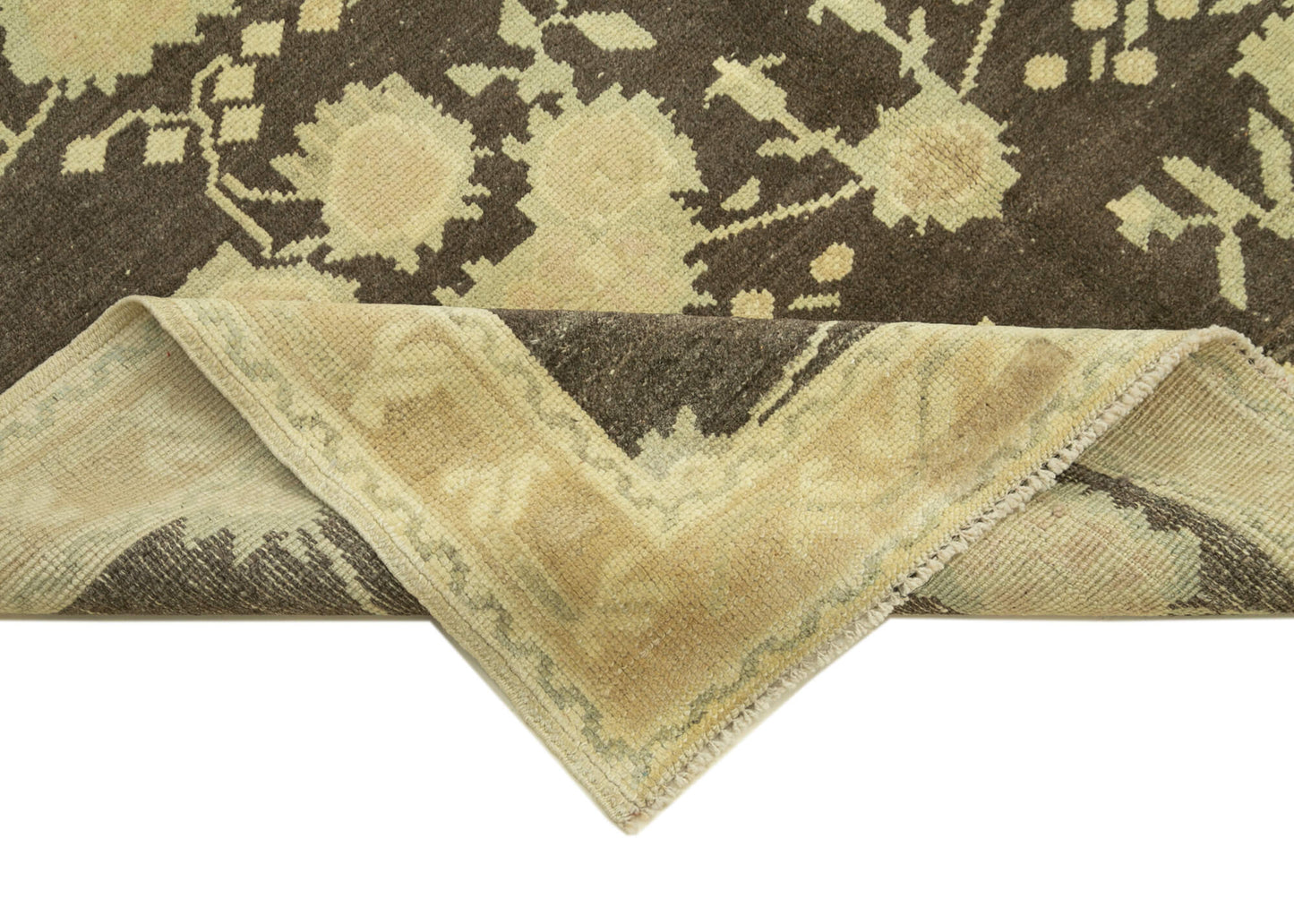 5x8 Beige Vintage Anatolian Rug - 32142