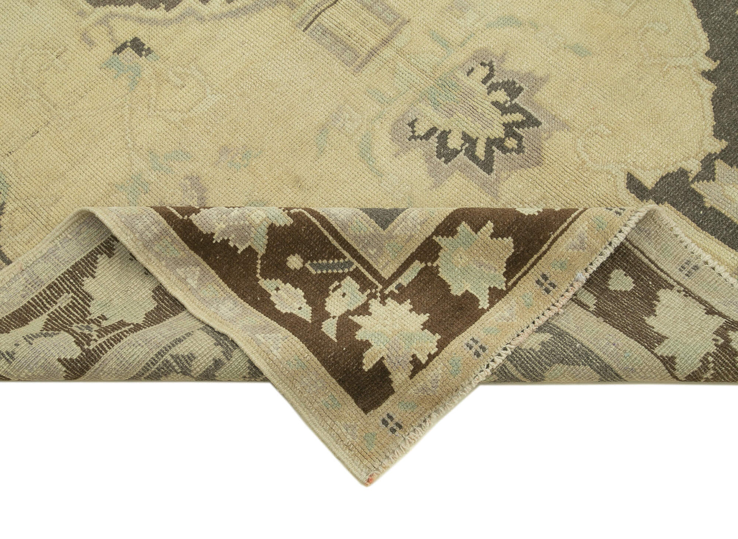 5x9 Beige Vintage Anatolian Rug - 32144