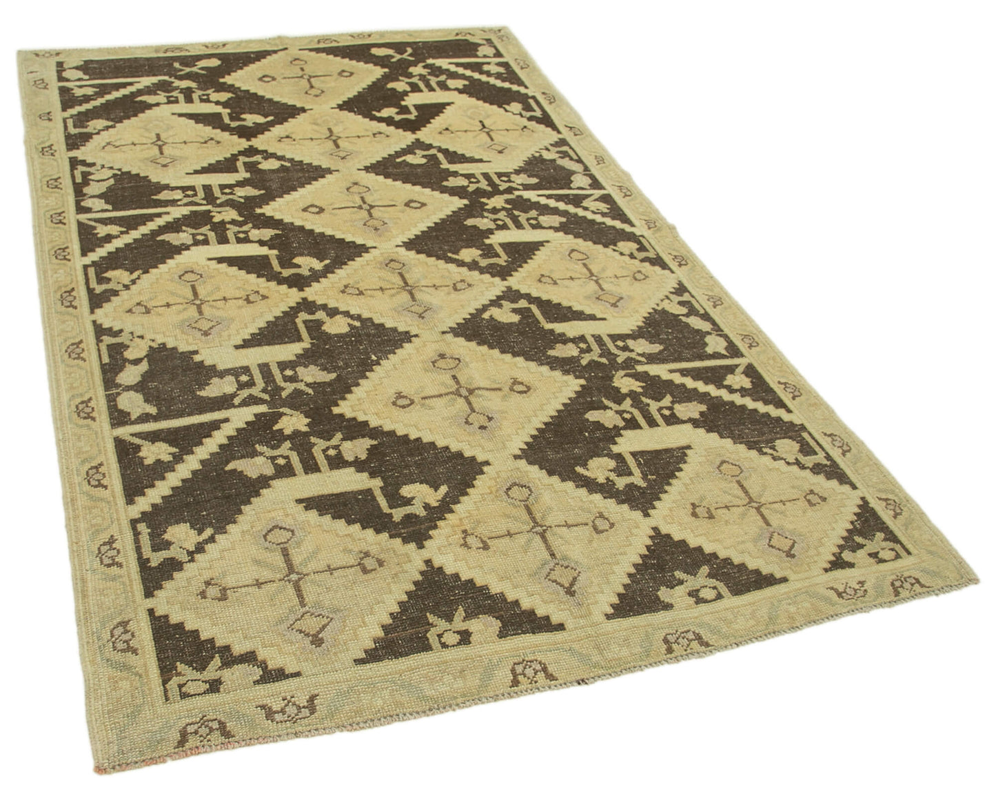 5x8 Beige Vintage Anatolian Rug - 32150