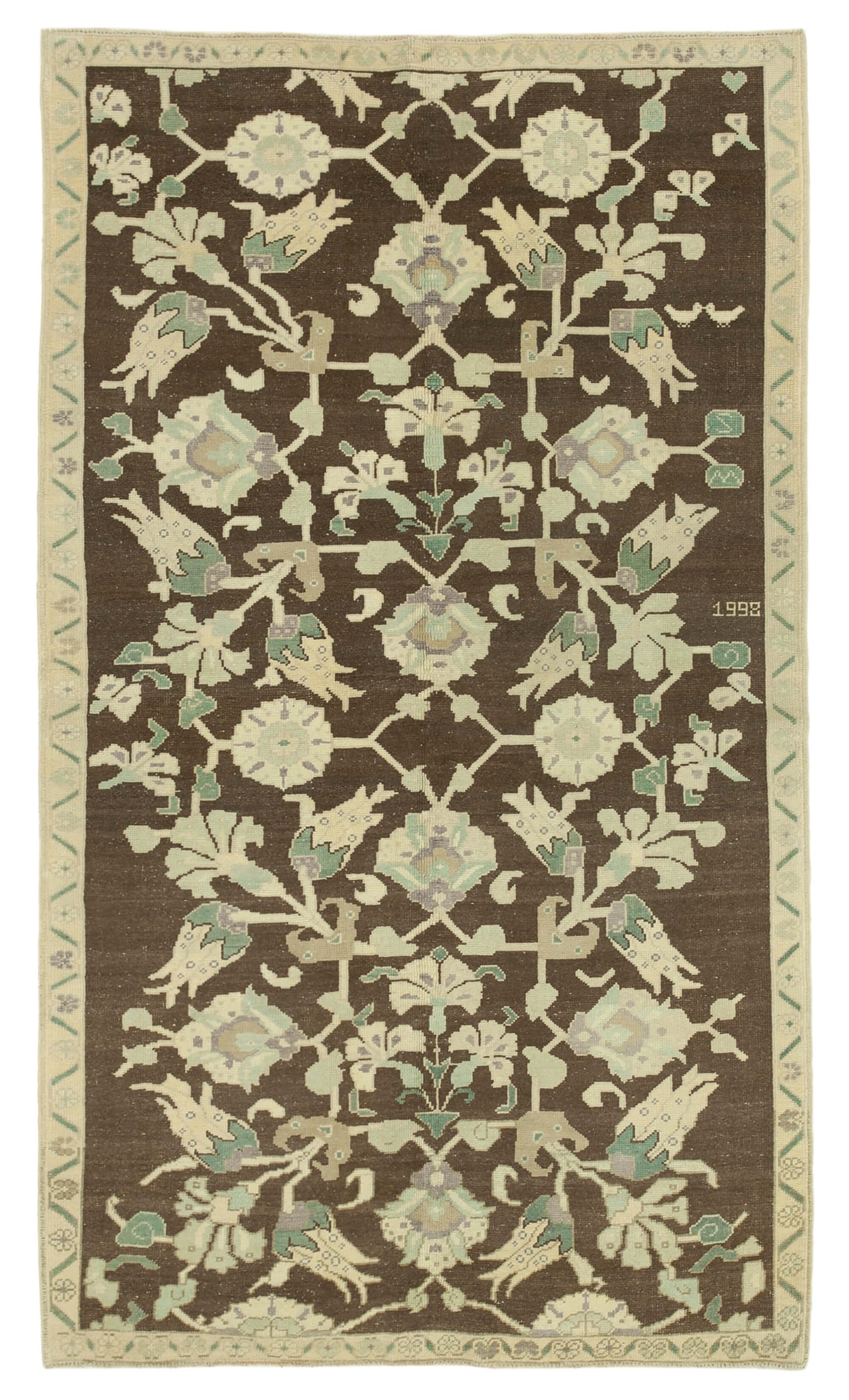 5x9 Beige Vintage Anatolian Rug - 32154