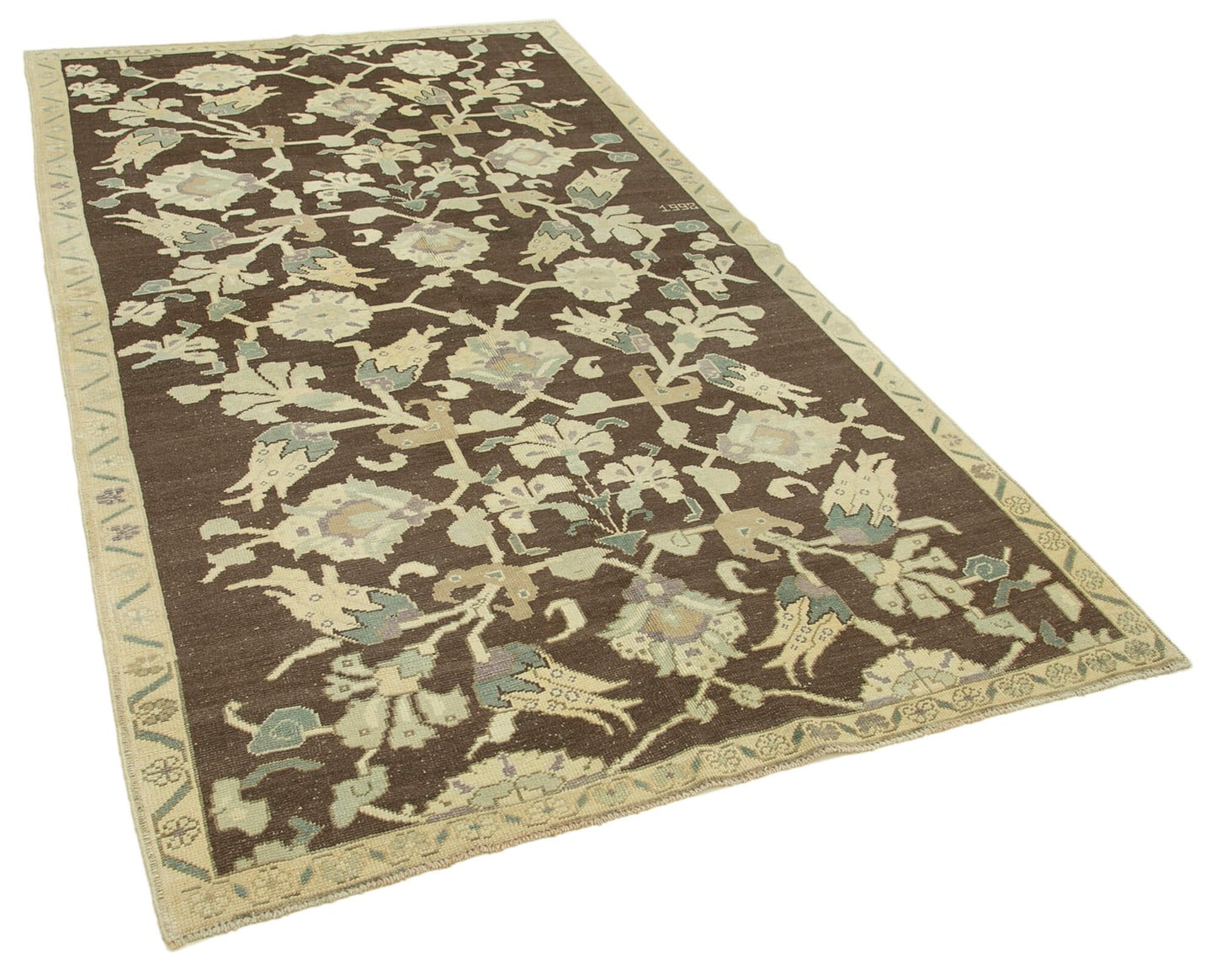 5x9 Beige Vintage Anatolian Rug - 32154