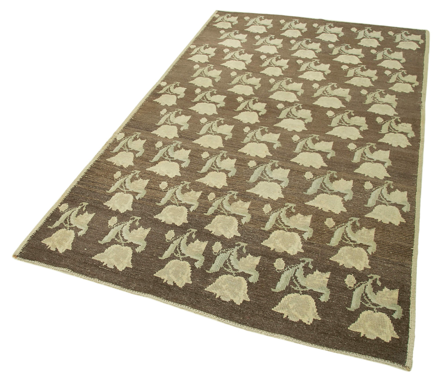 4x8 Beige Vintage Anatolian Rug - 32169