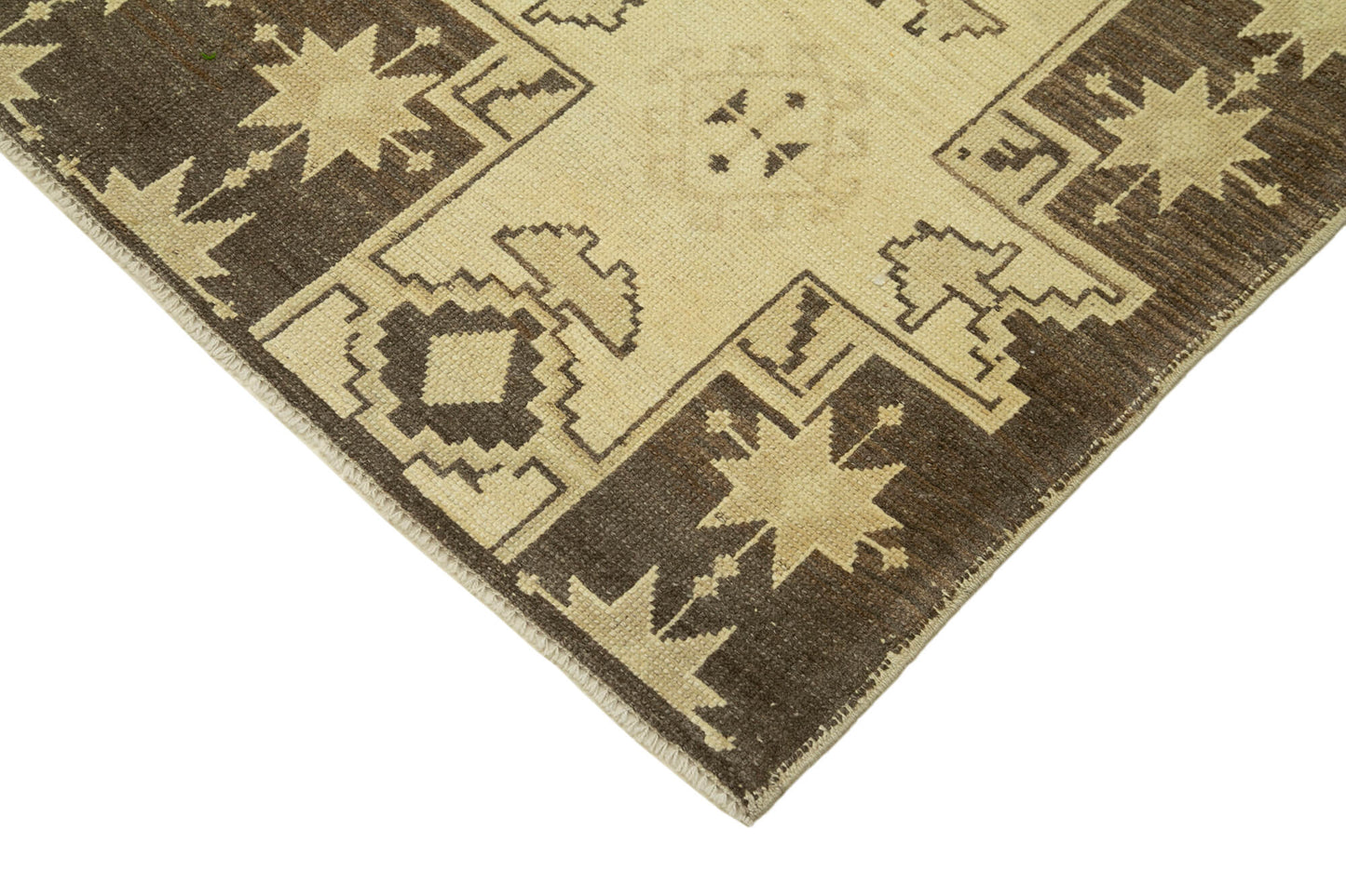 4x8 Beige Vintage Anatolian Rug - 32170