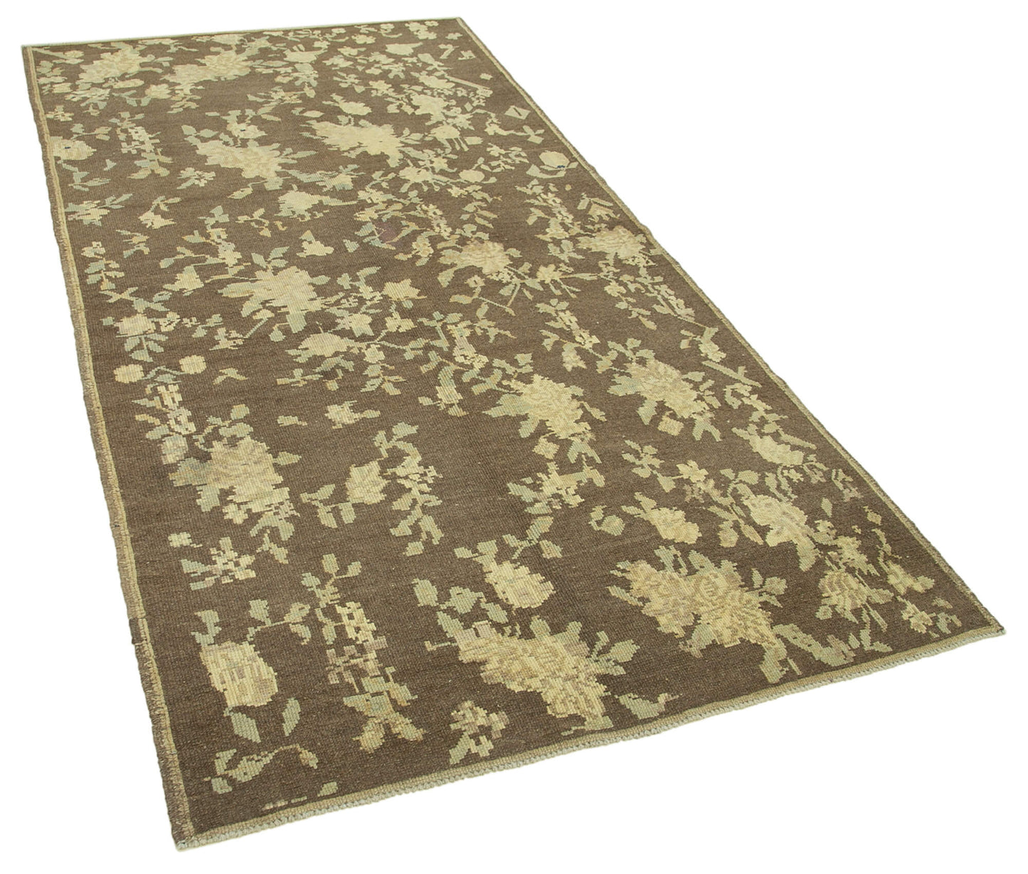 4x8 Beige Vintage Anatolian Rug - 32176