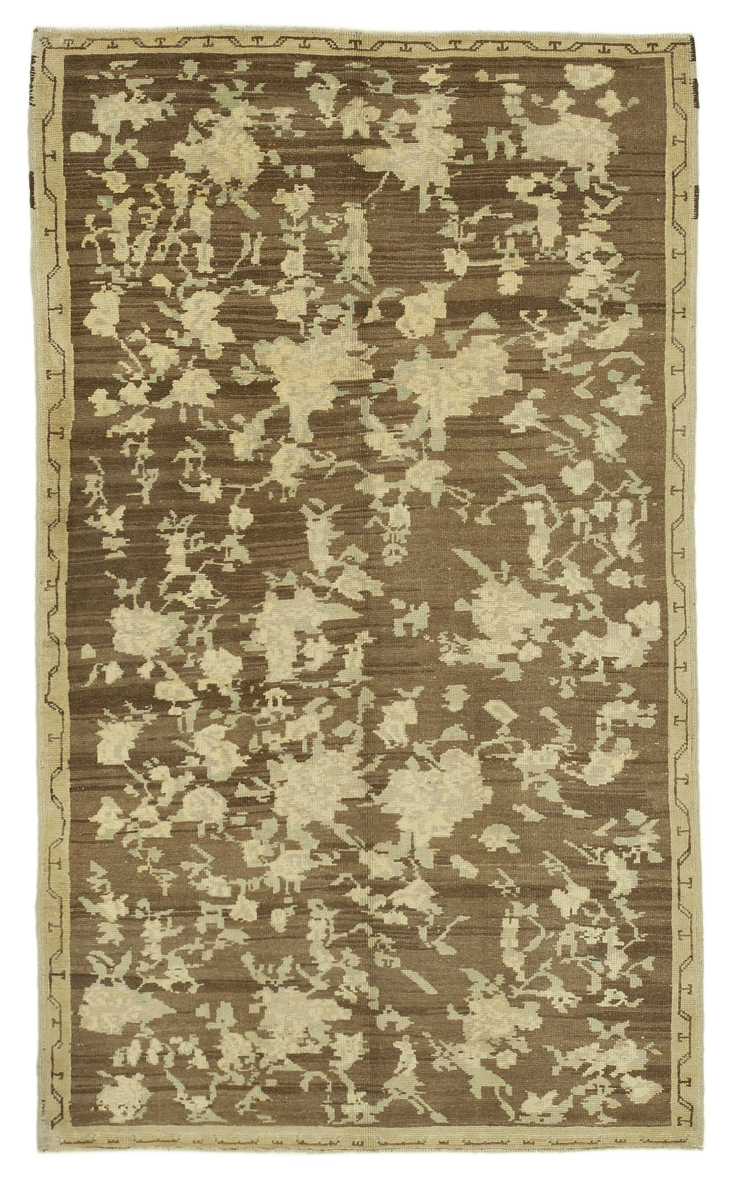 4x8 Beige Vintage Anatolian Rug - 32178