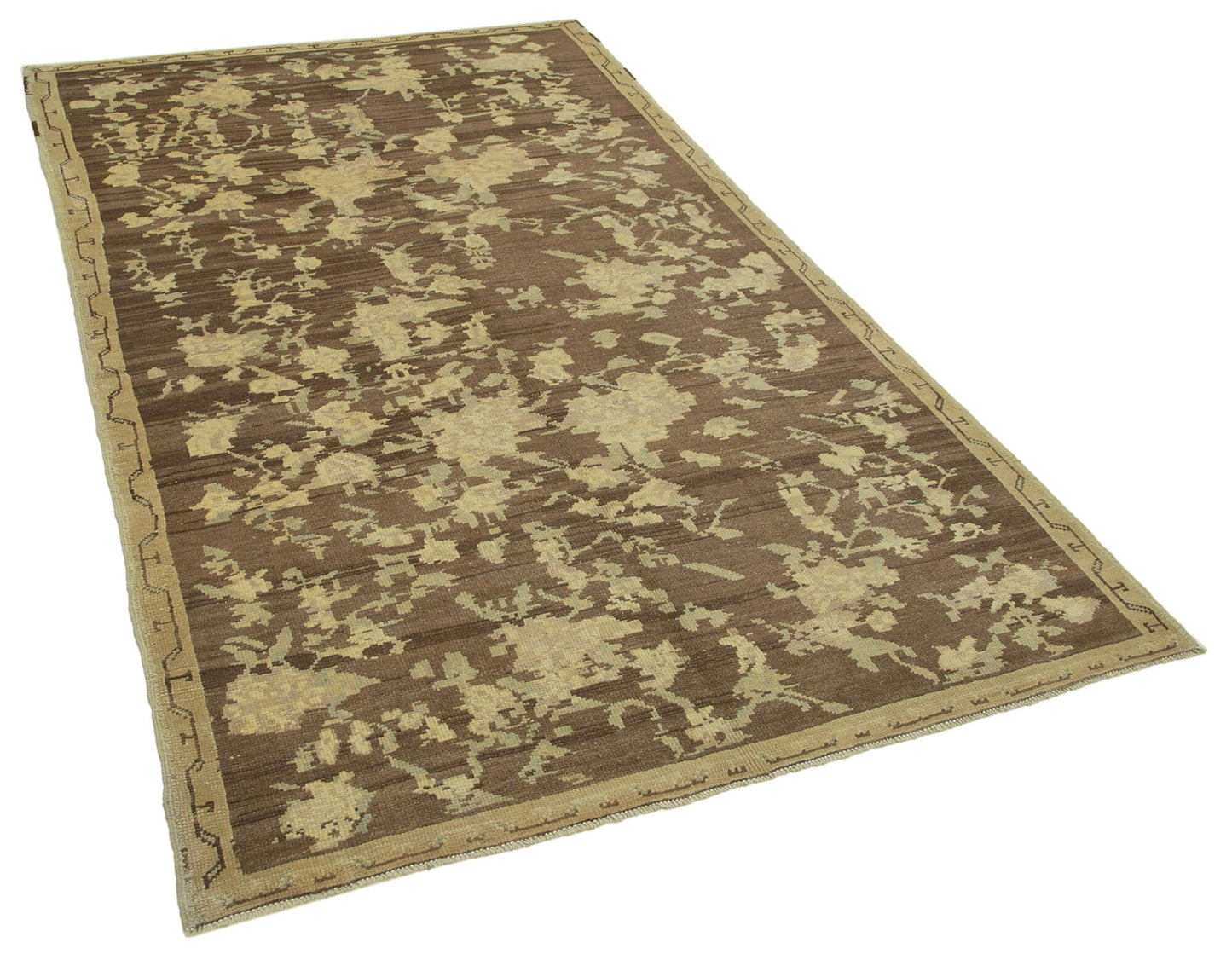 4x8 Beige Vintage Anatolian Rug - 32178