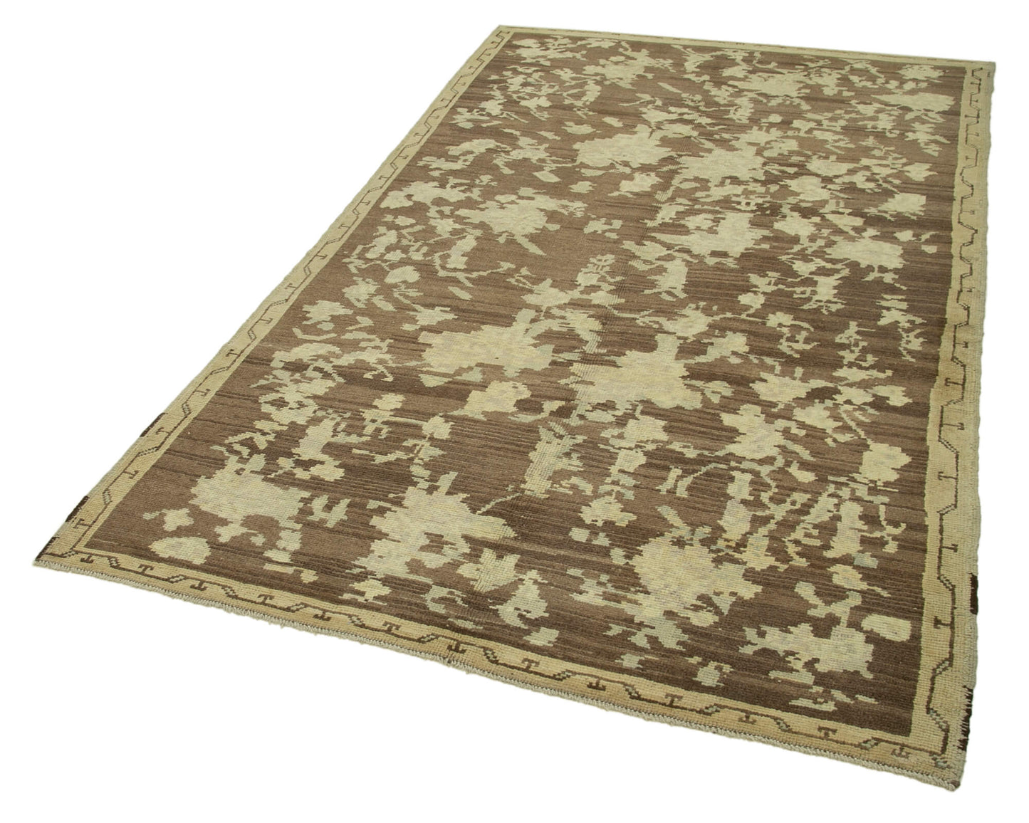 4x8 Beige Vintage Anatolian Rug - 32178