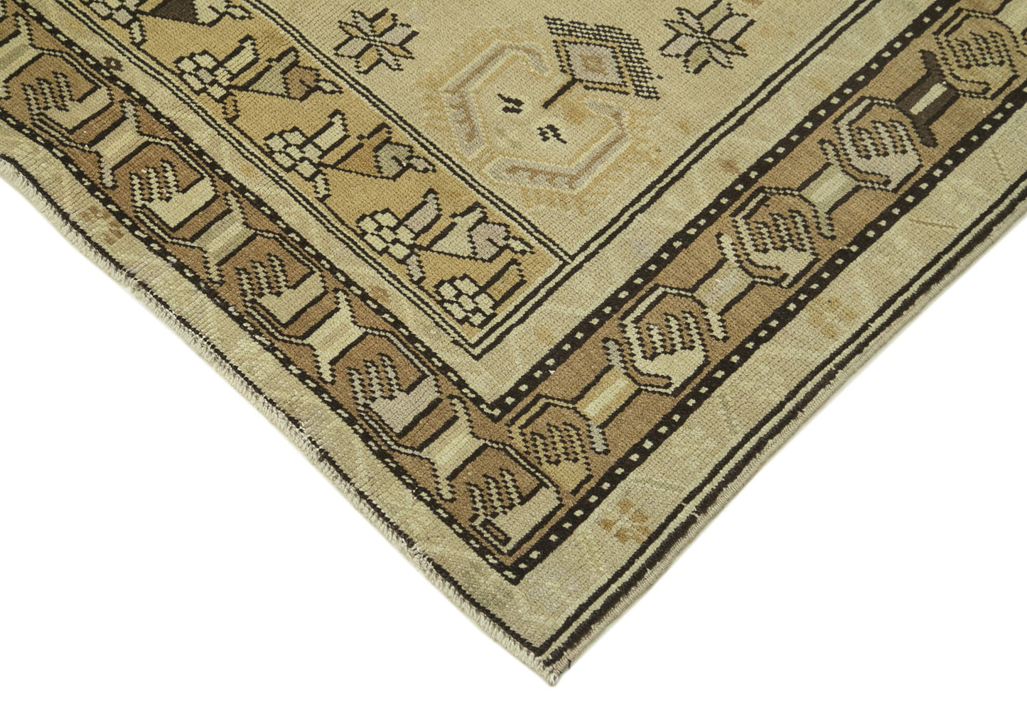 4x7 Beige Vintage Anatolian Rug - 32200