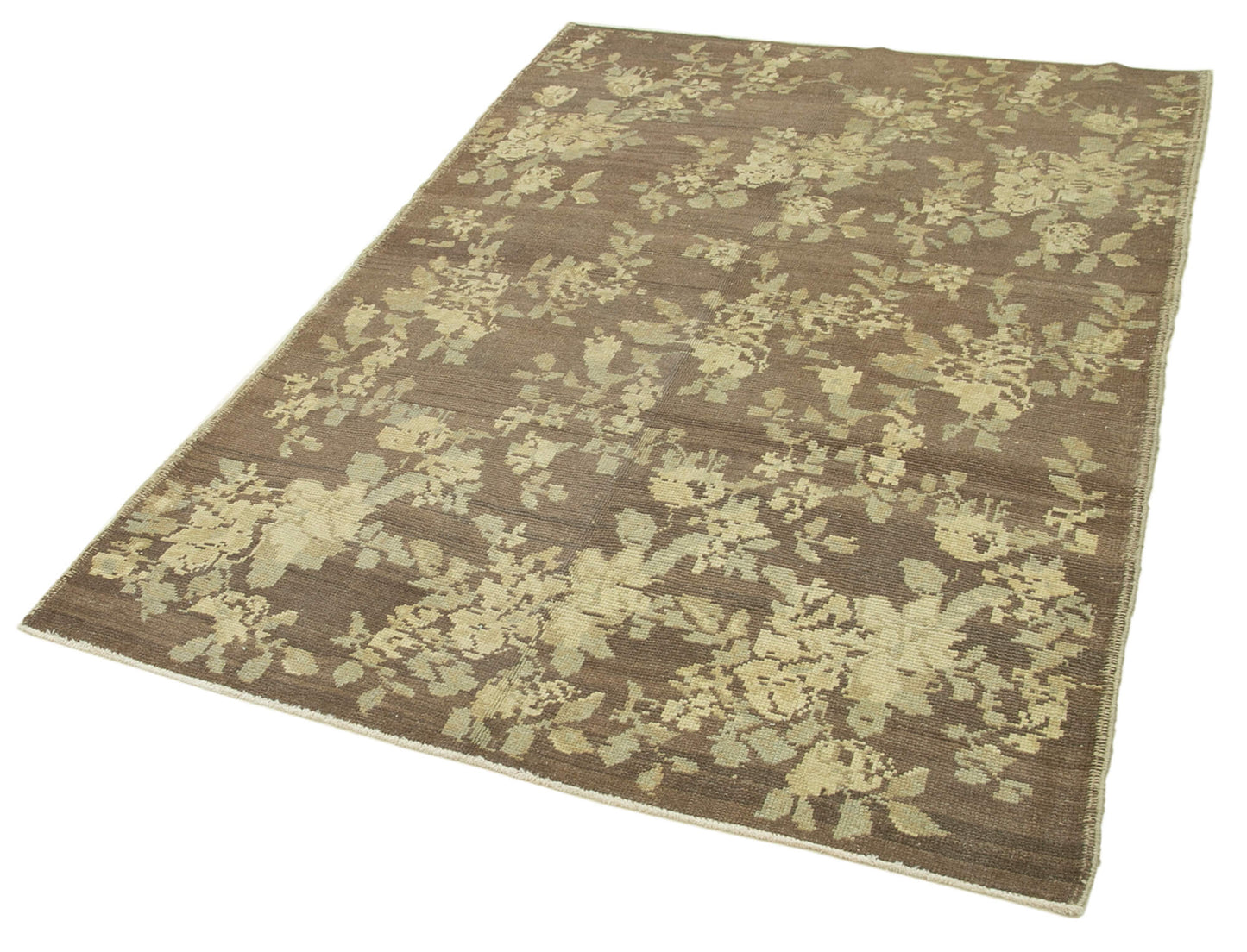 4x6 Beige Vintage Anatolian Rug - 32210