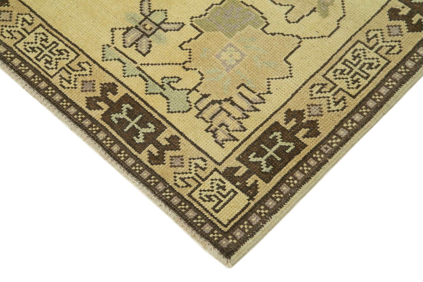 4x7 Beige Vintage Anatolian Rug - 32216