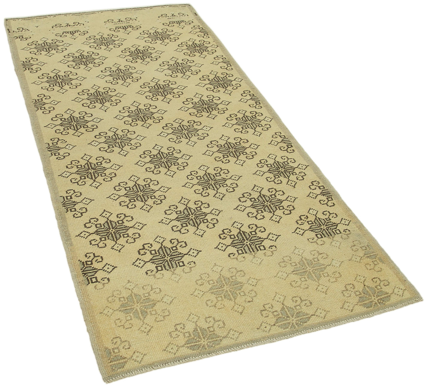 3x6 Beige Vintage Anatolian Rug - 32269