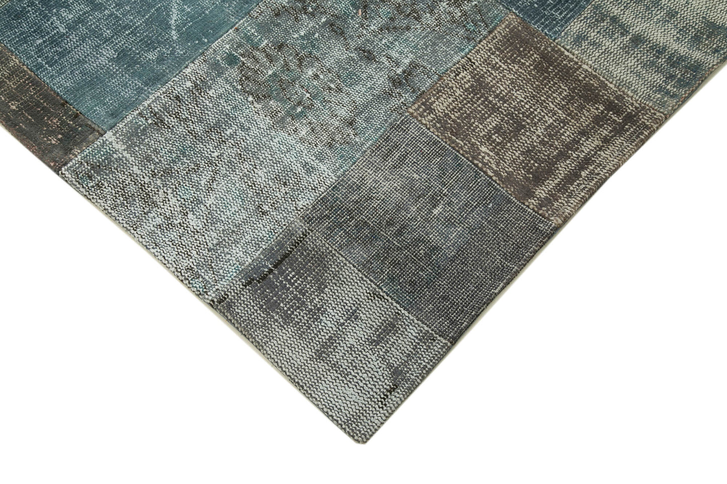 7x10 Grey Patchwork Rug - 32296