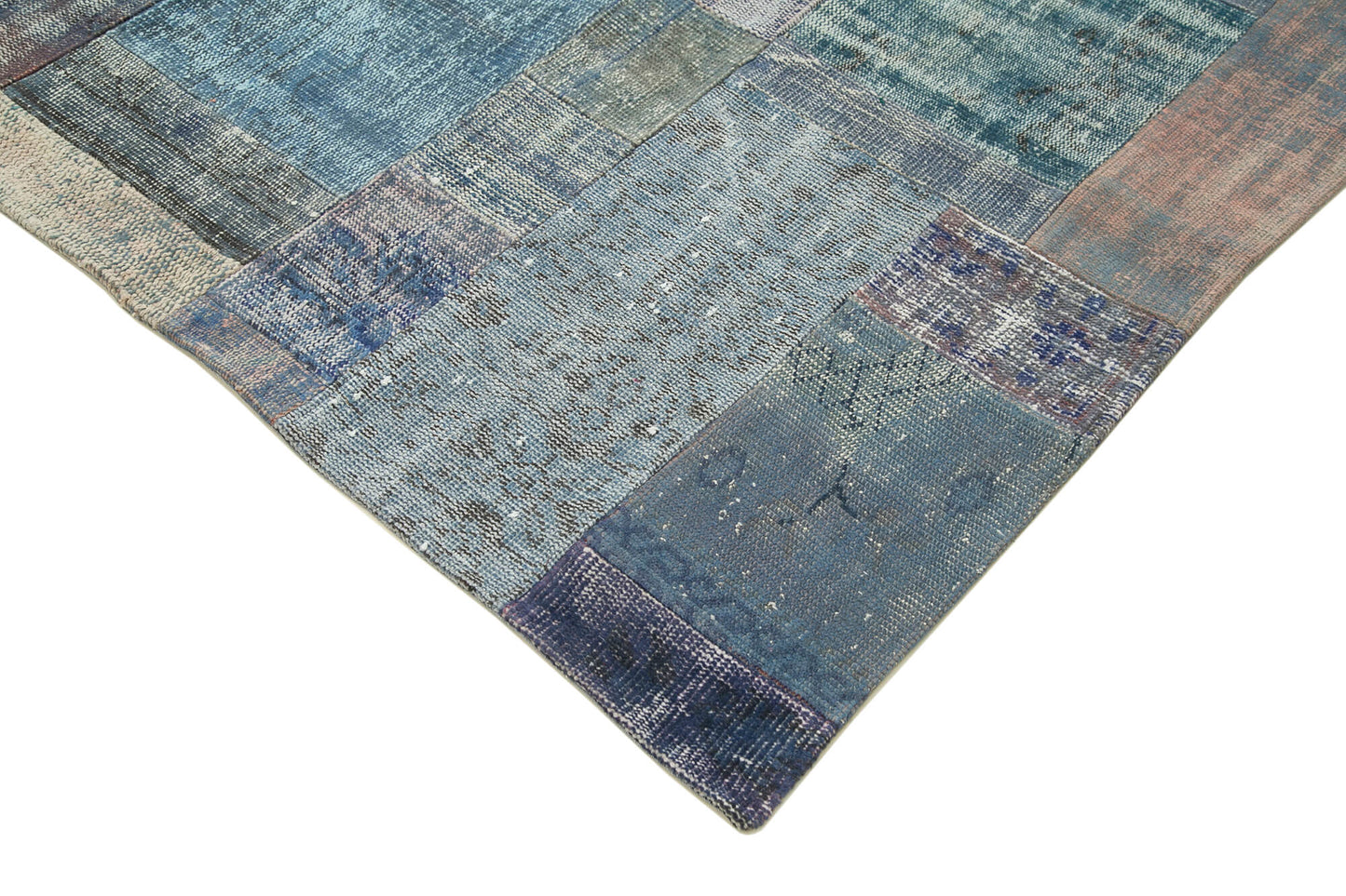 8x11 Blue Patchwork Rug- 32320