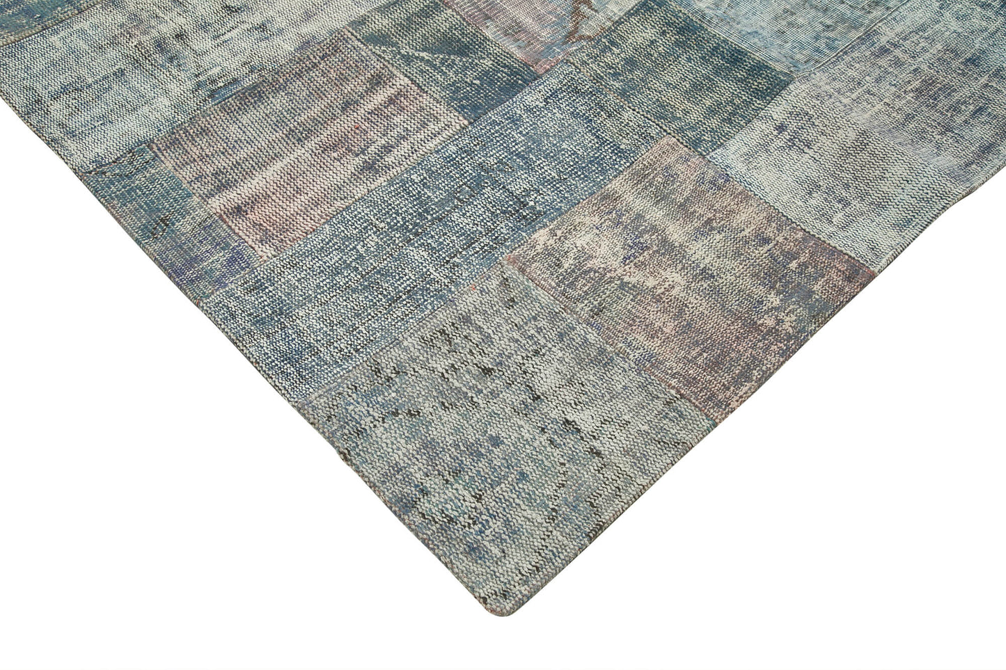 10x13 Blue Patchwork Rug - 32336