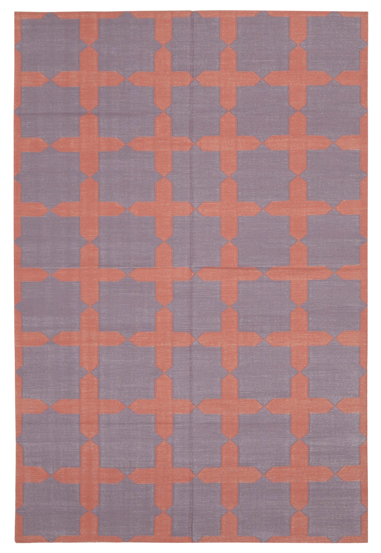 6x9 Purple Dhurrie Rug - 32344