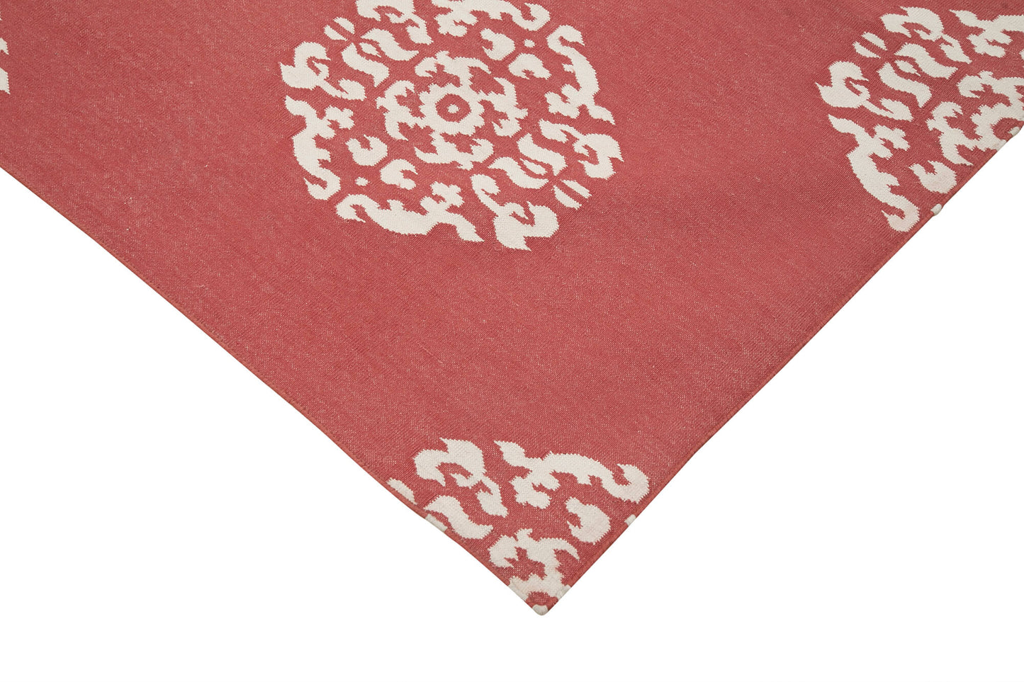 6x9 Red Dhurrie Rug - 32349