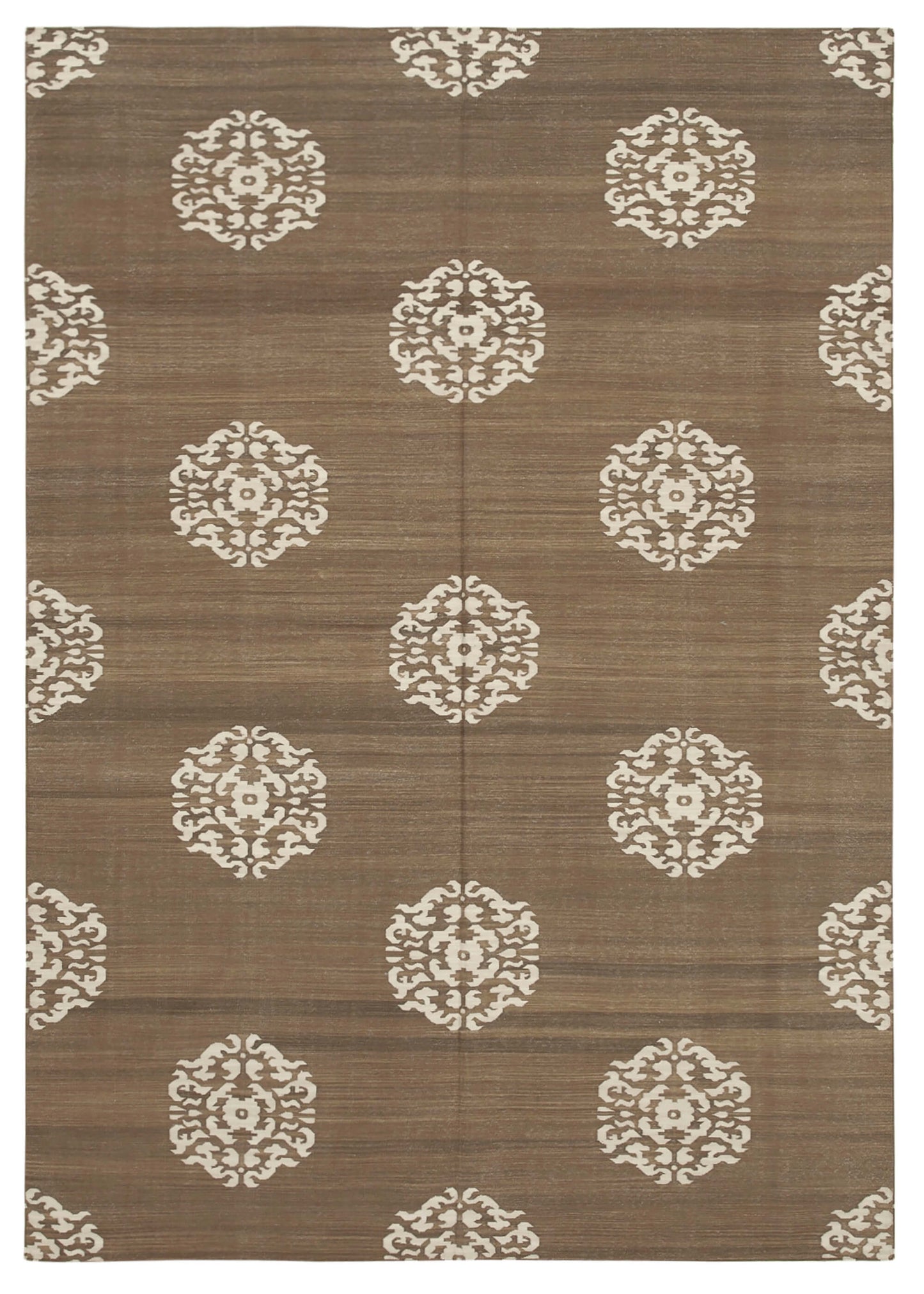 6x9 Brown Dhurrie Rug - 32354