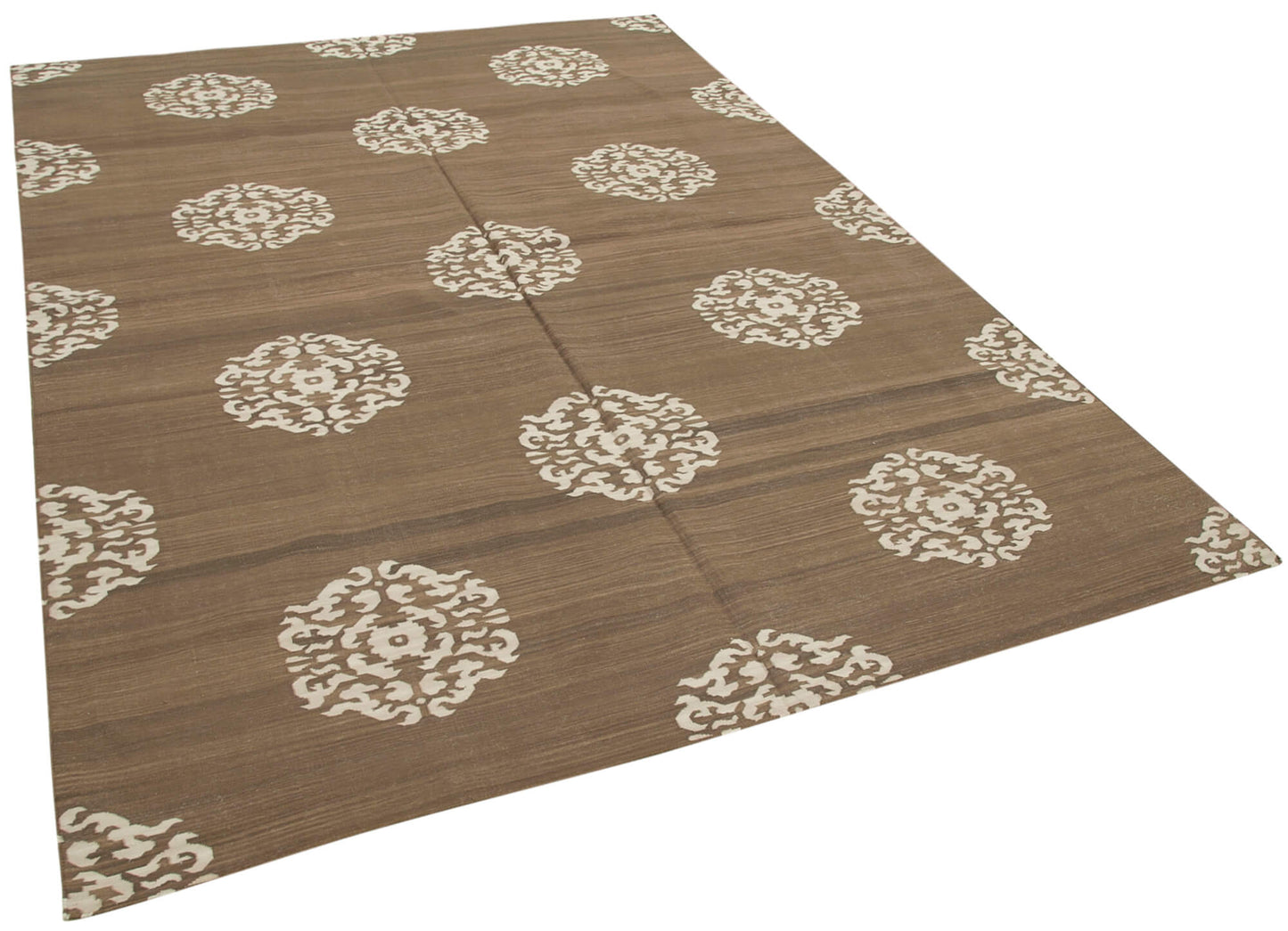 6x9 Brown Dhurrie Rug - 32354