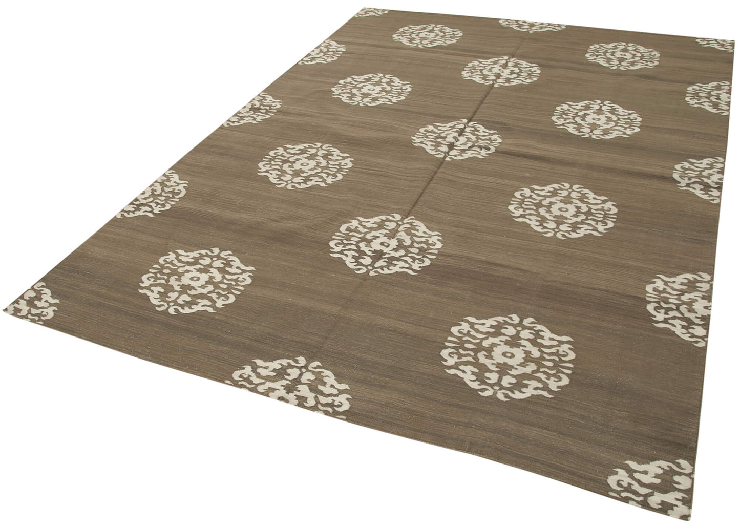 6x9 Brown Dhurrie Rug - 32354