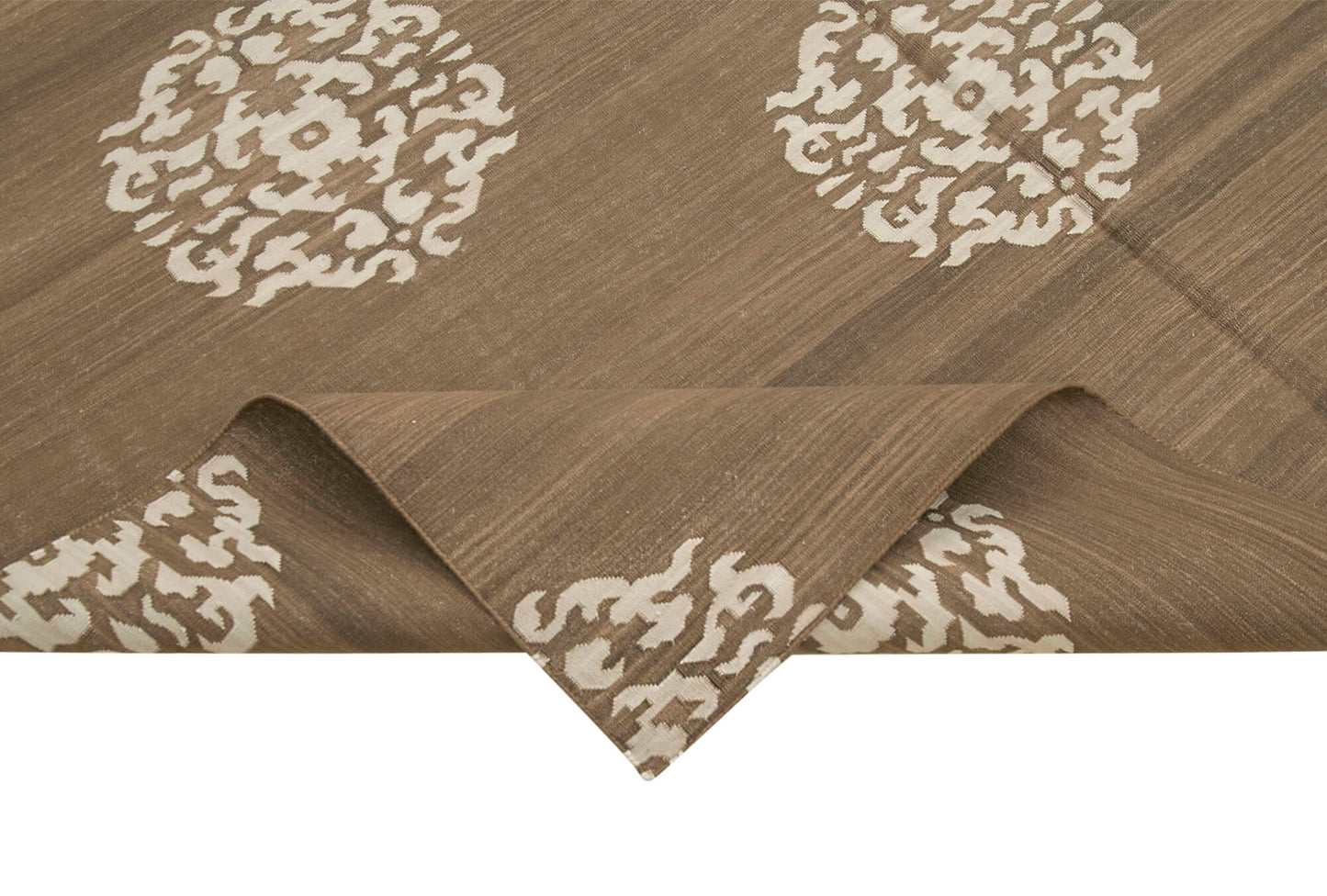 6x9 Brown Dhurrie Rug - 32354