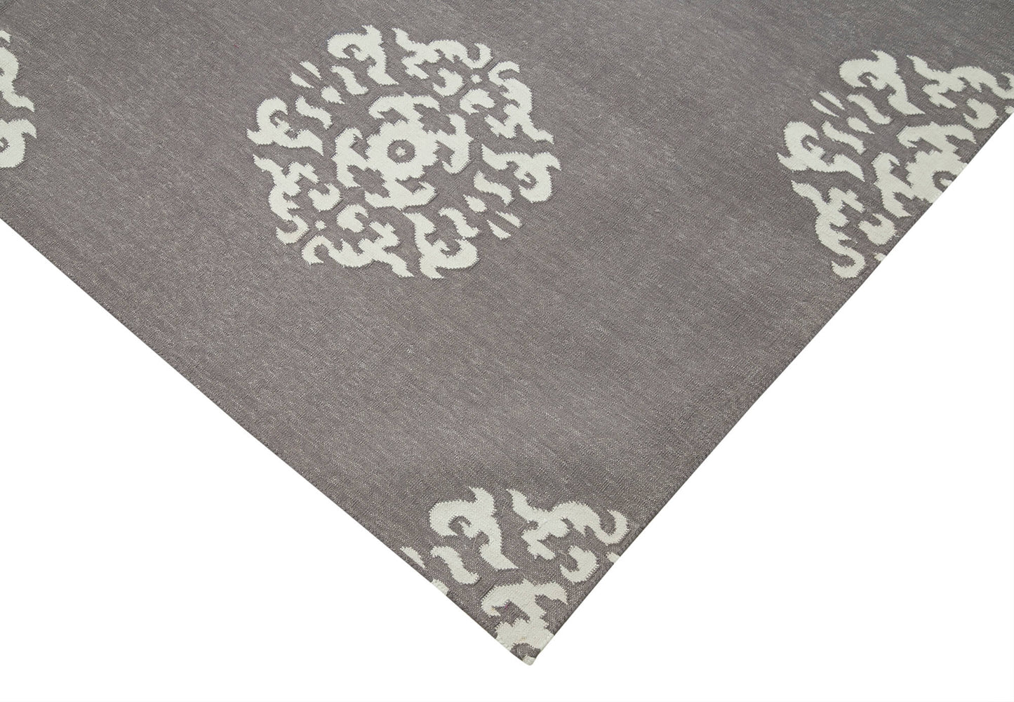 6x9 Grey Dhurrie Rug - 32356