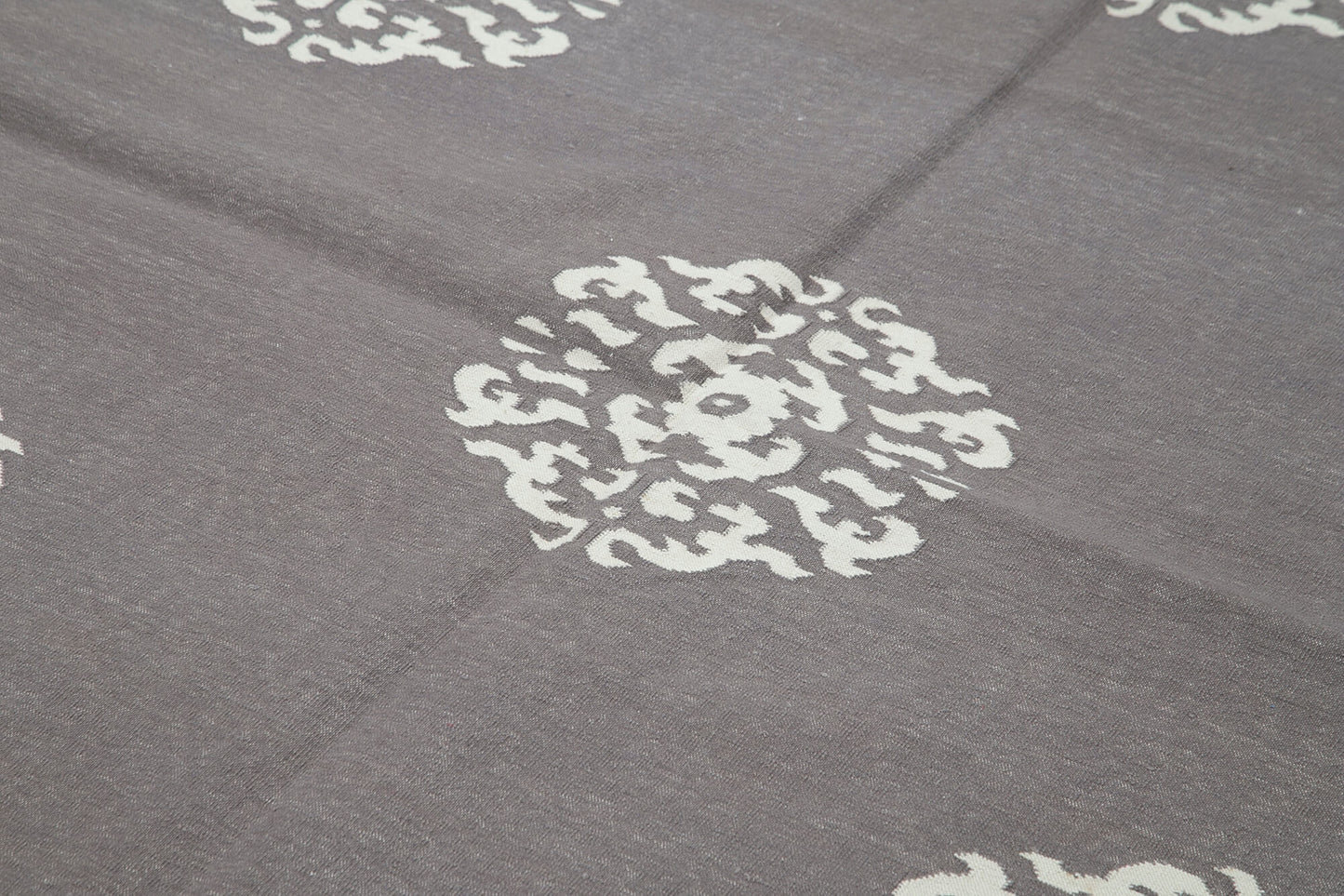 6x9 Grey Dhurrie Rug - 32356