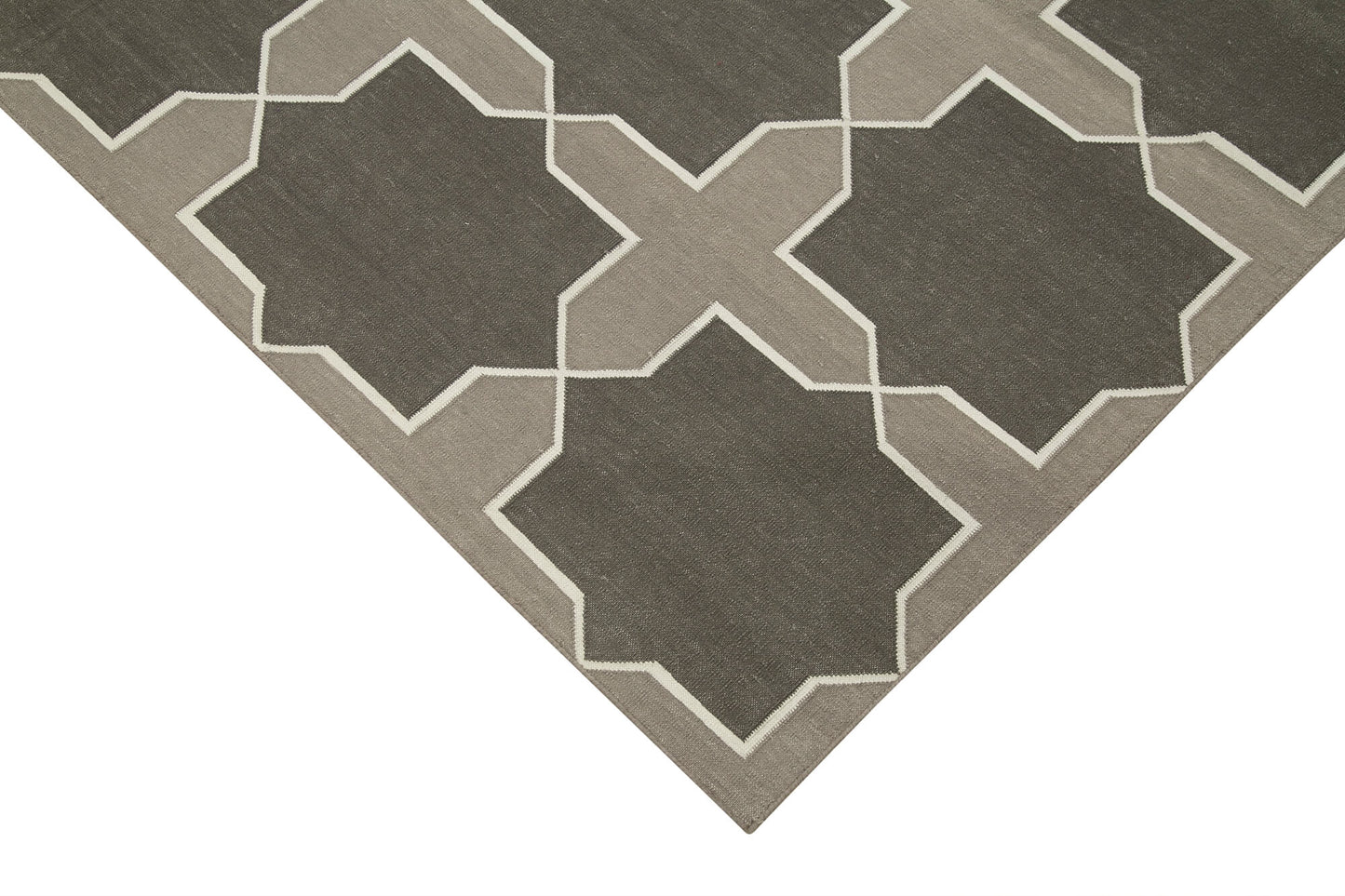 6x9 Grey Dhurrie Rug - 32365