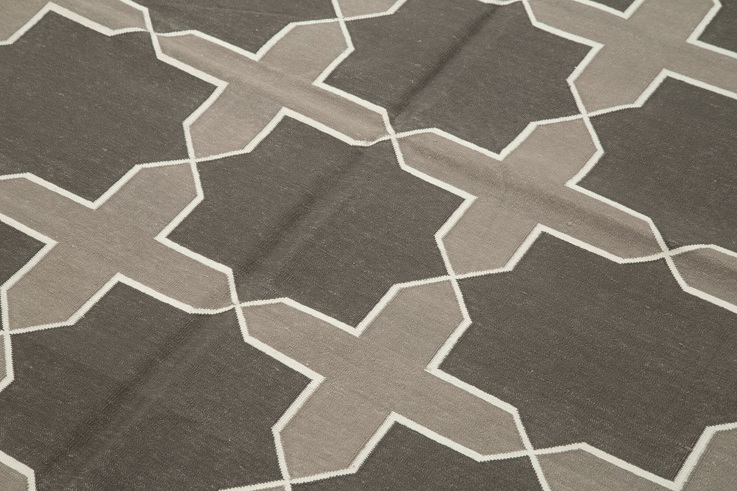 6x9 Grey Dhurrie Rug - 32365