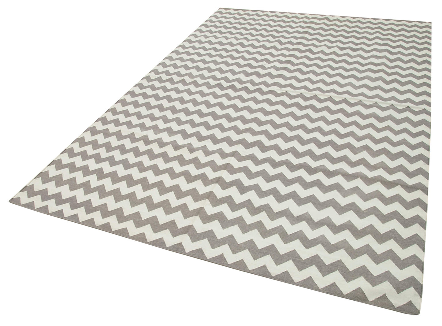 6x9 Grey Dhurrie Rug - 32366