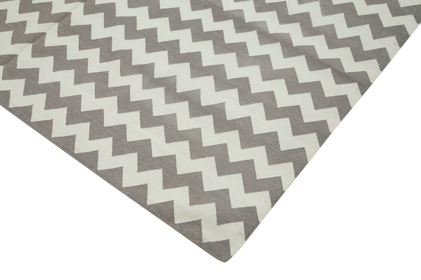 6x9 Grey Dhurrie Rug - 32366