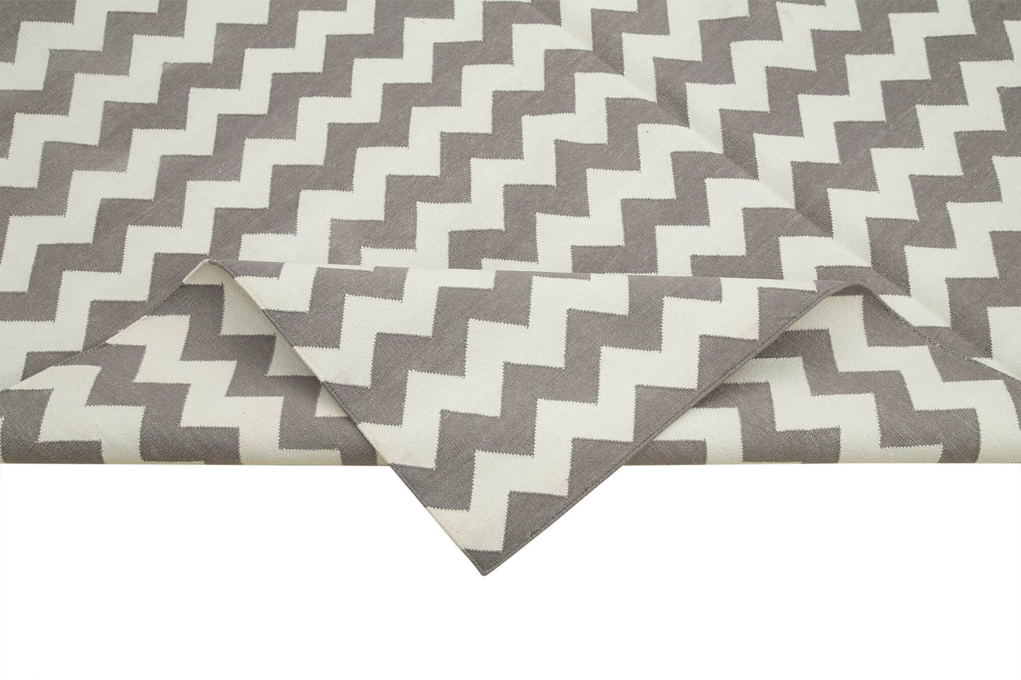 6x9 Grey Dhurrie Rug - 32366