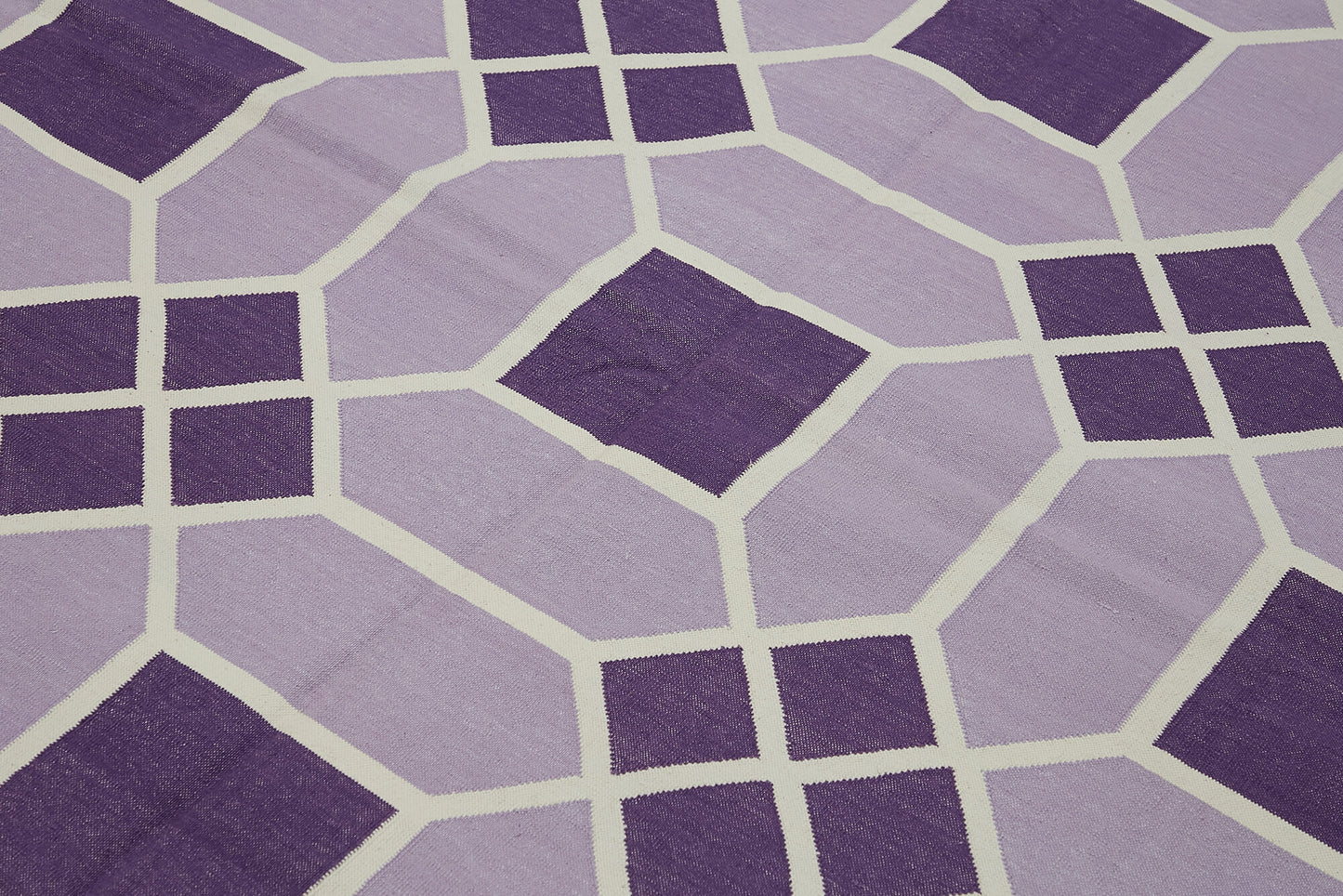 6x9 Purple Dhurrie Rug - 32367