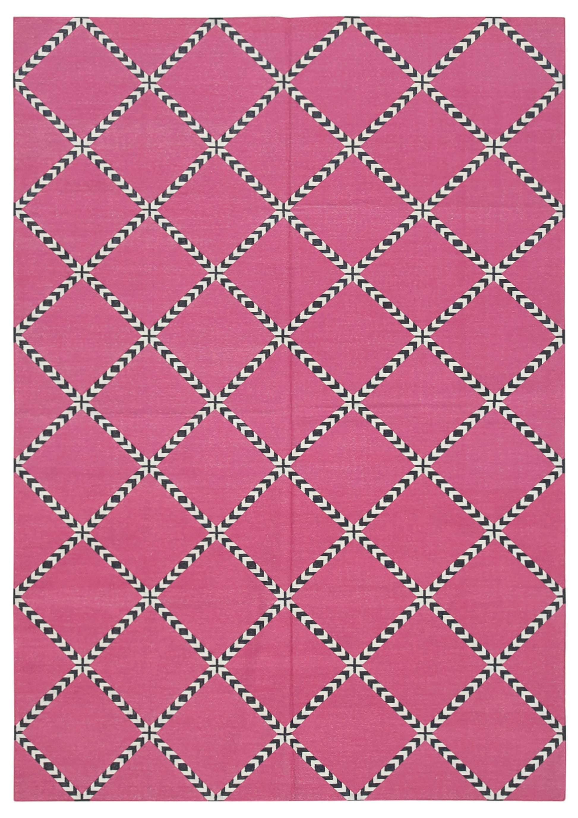 6x9 Purple Dhurrie Rug - 32376