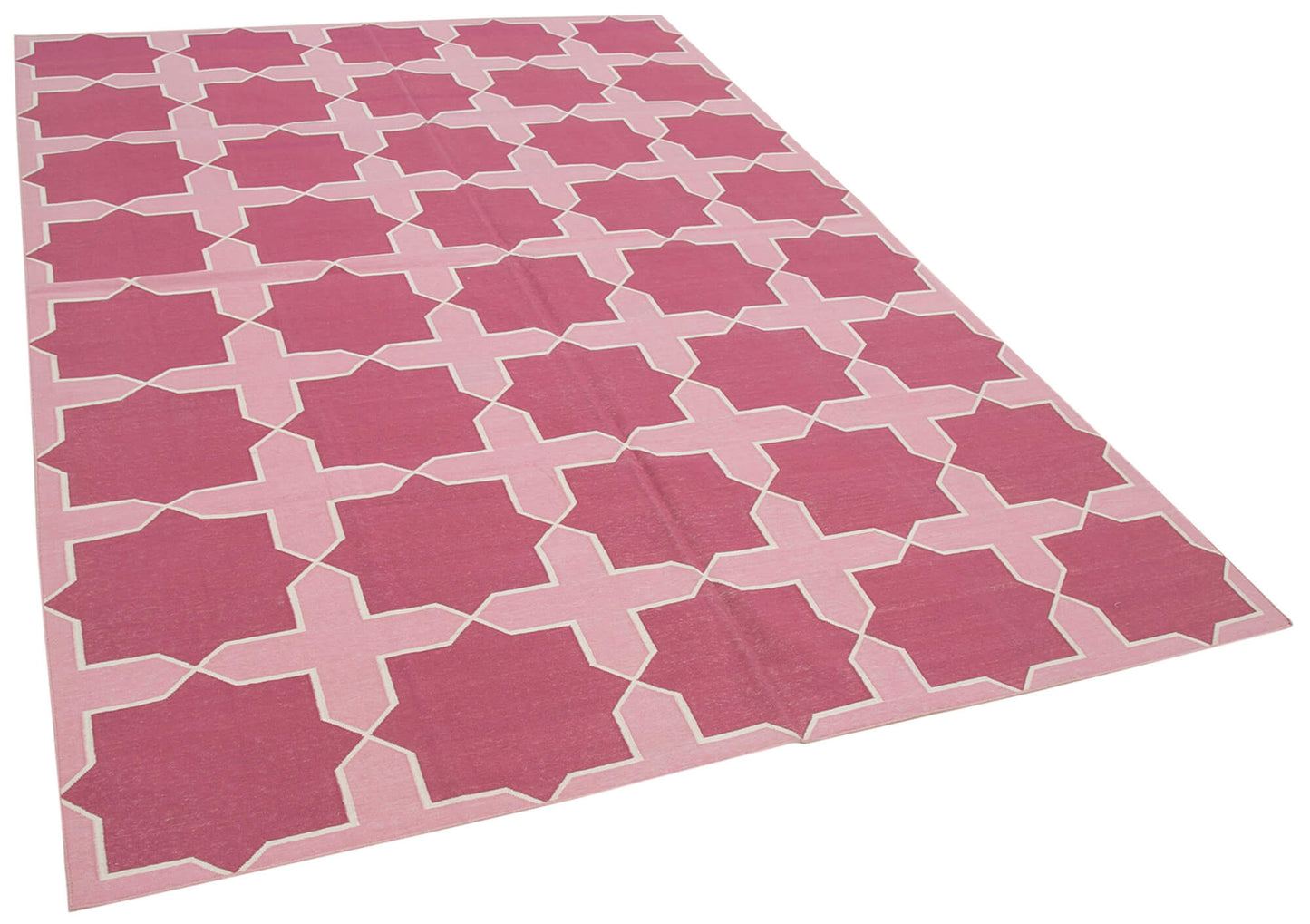 6x9 Purple Dhurrie Rug - 32380