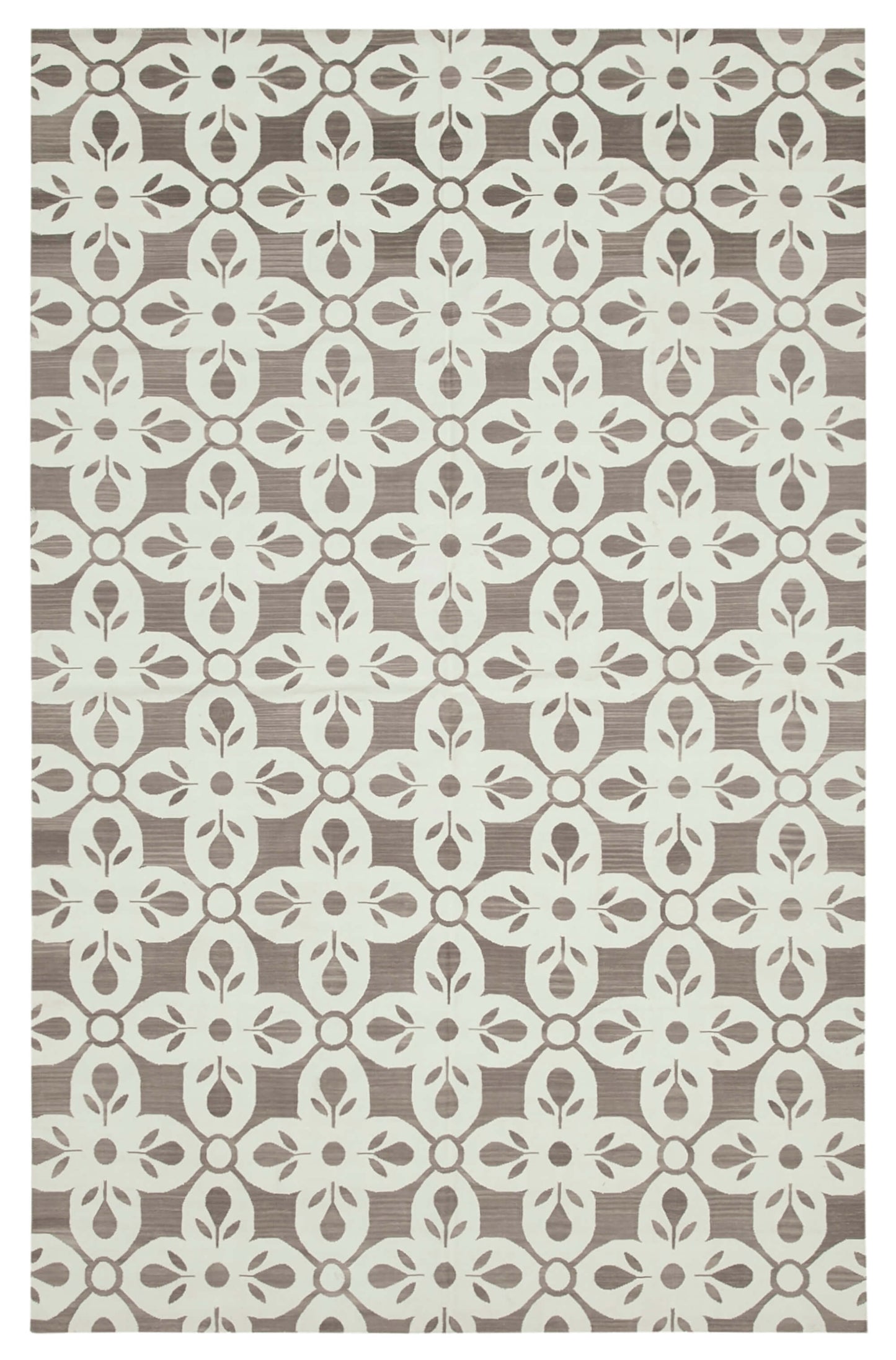 6x9 Grey Dhurrie Rug - 32392