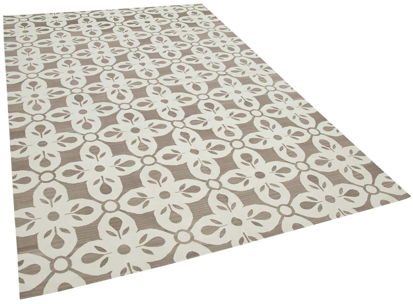 6x9 Grey Dhurrie Rug - 32392