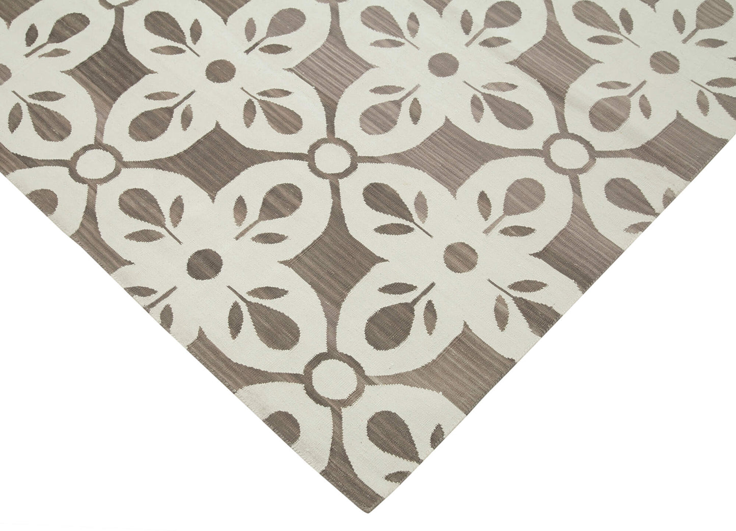 6x9 Grey Dhurrie Rug - 32392