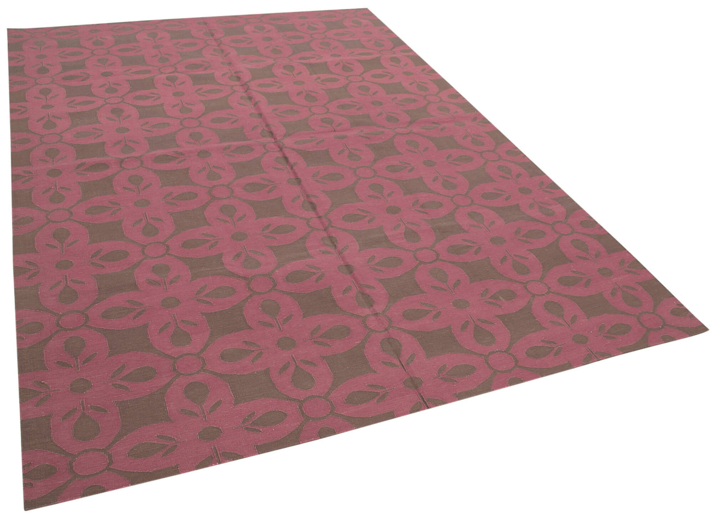 6x9 Brown Dhurrie Rug - 32393