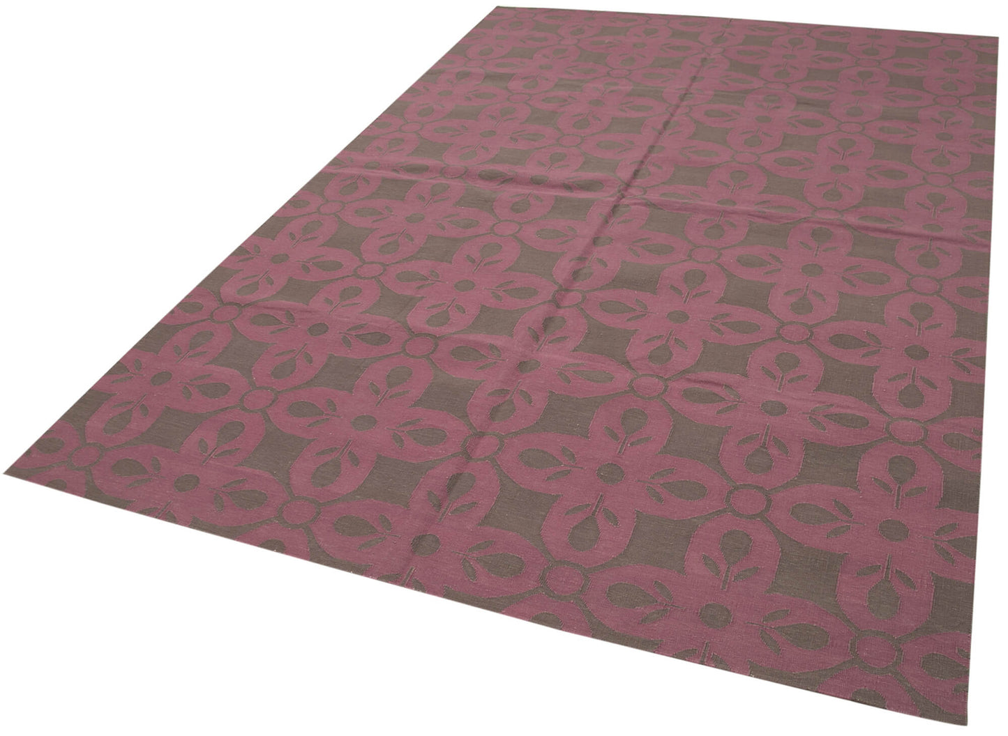 6x9 Brown Dhurrie Rug - 32393