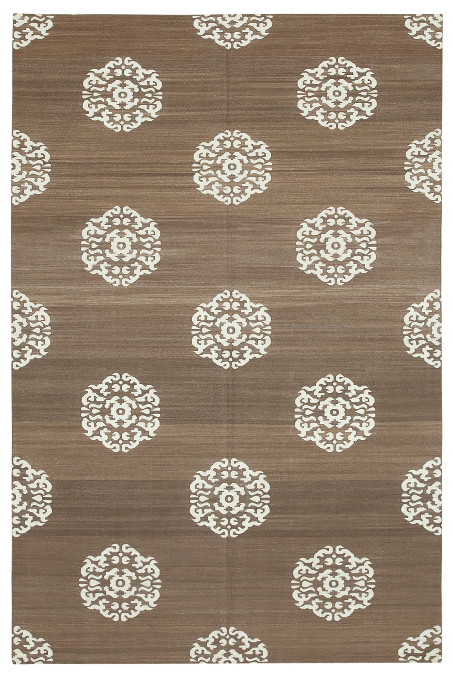 6x9 Brown Dhurrie Rug - 32394