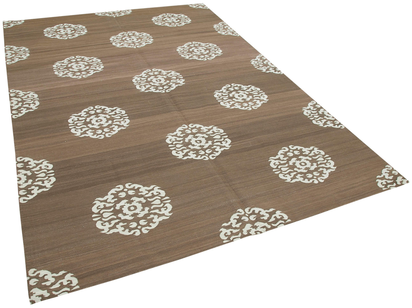 6x9 Brown Dhurrie Rug - 32394