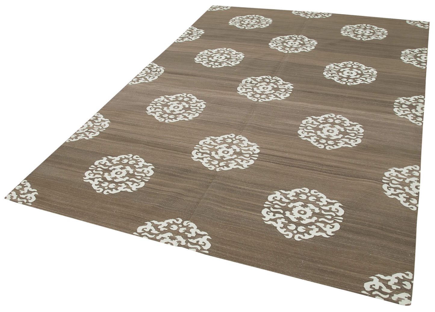 6x9 Brown Dhurrie Rug - 32394