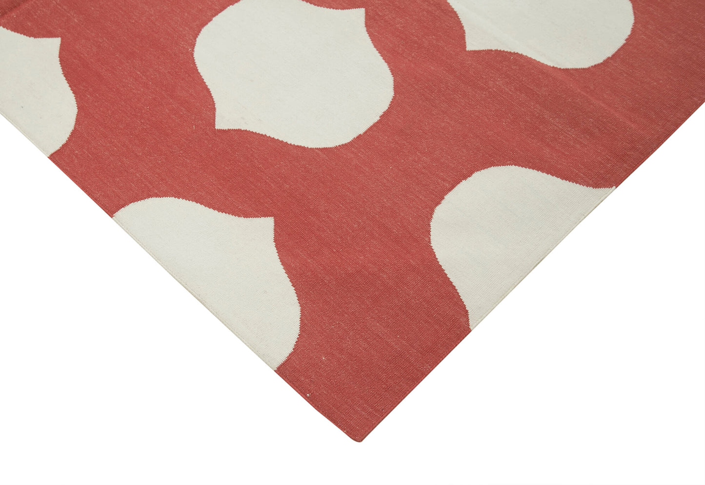 6x9 Red Dhurrie Rug - 32398